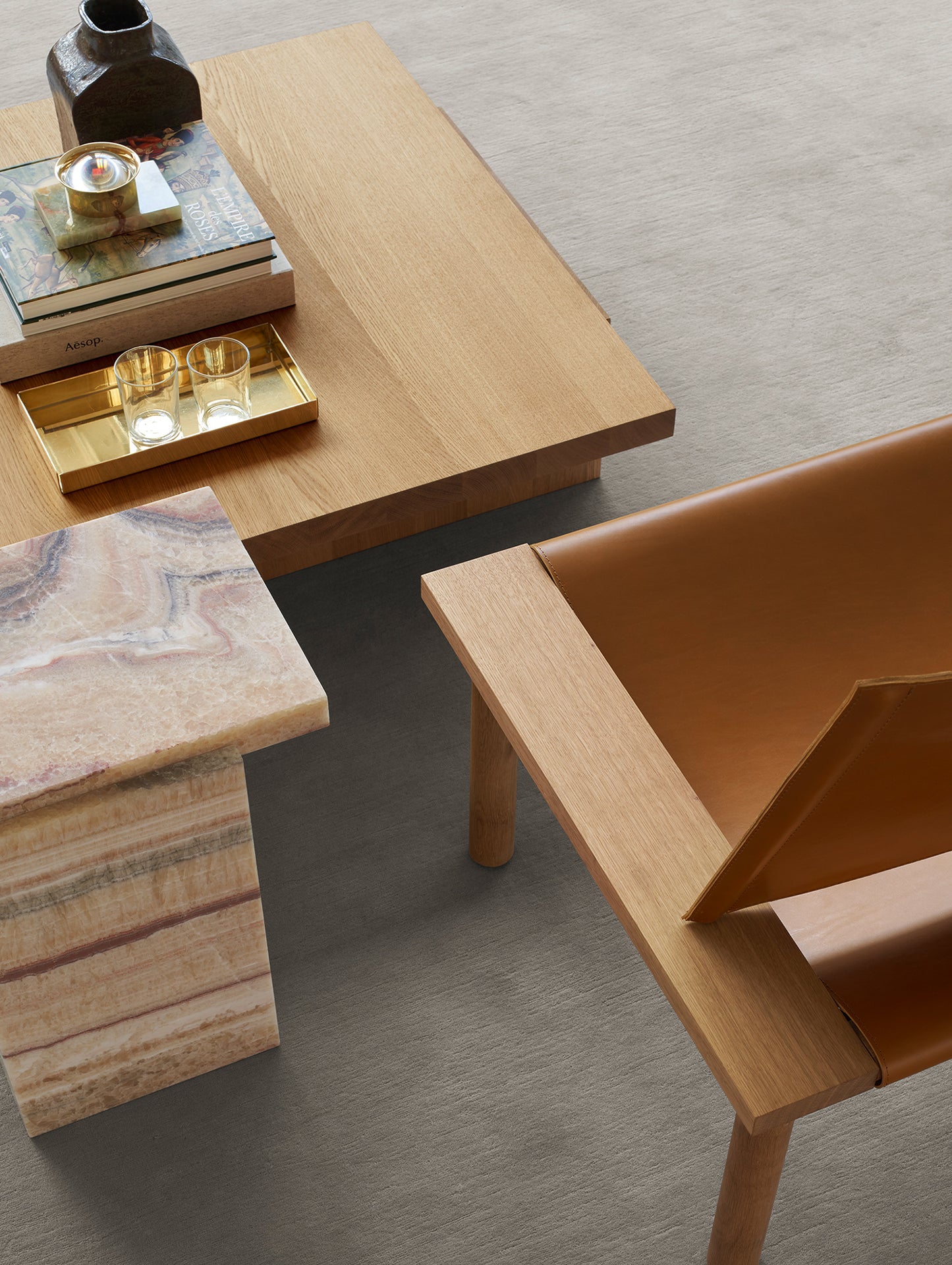 Tore Side Table (Onyx Edition) by E15 - Fantastico Onyx