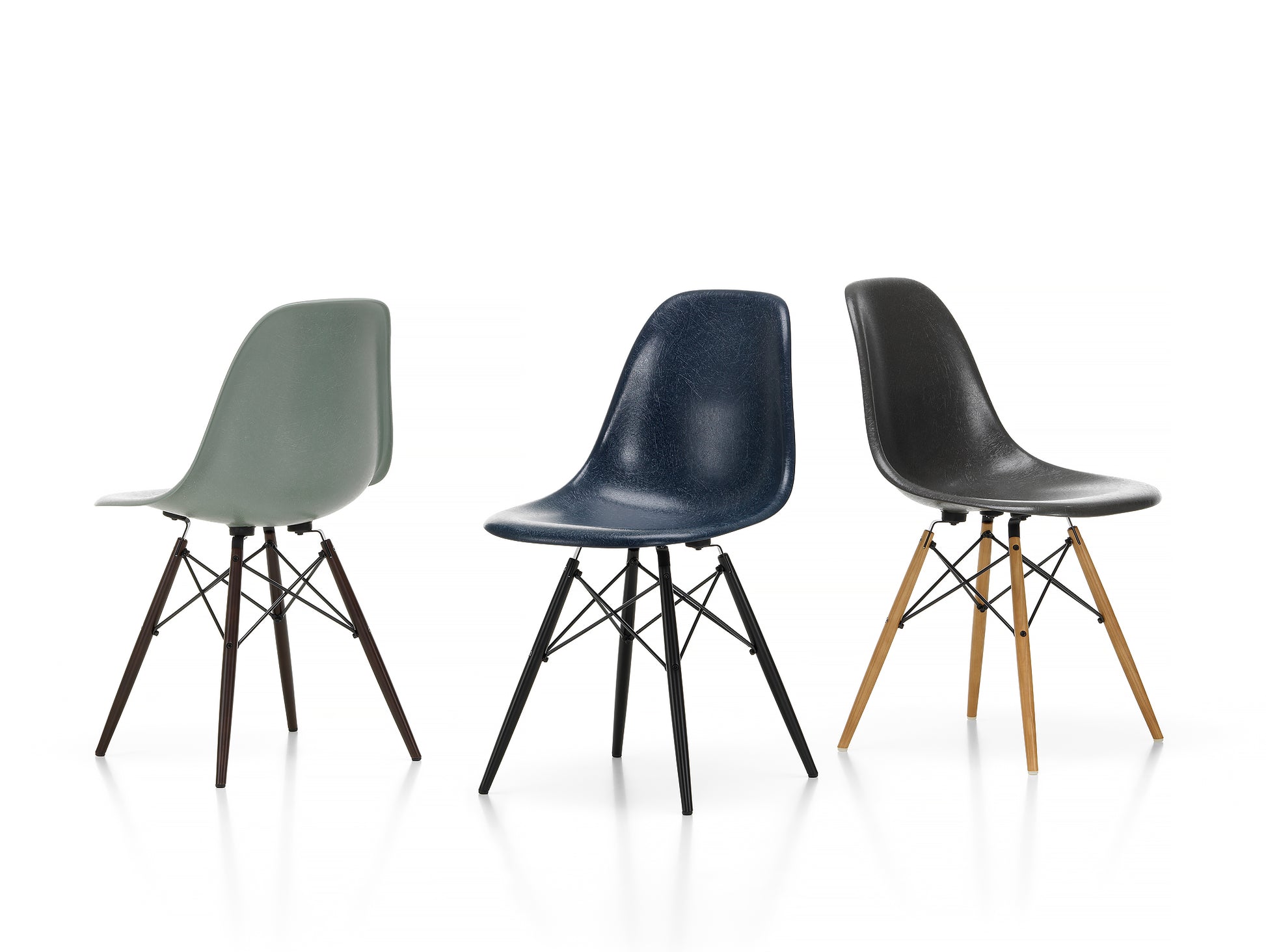 Eames Fiberglass Side Chairs