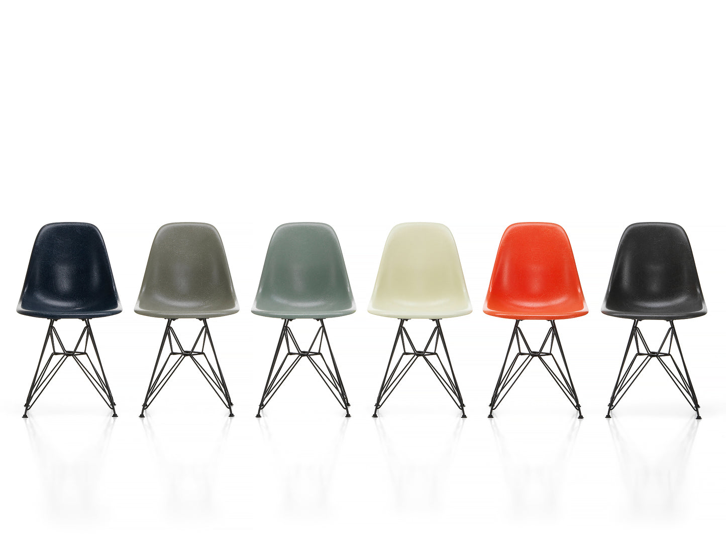 Eames Fiberglass Side Chairs