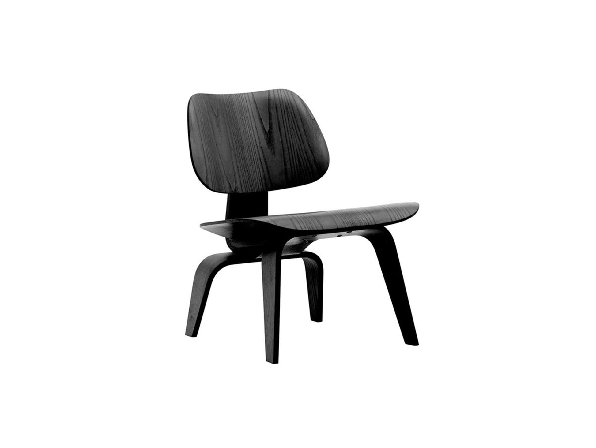 Eames Lounge Chair Wood (LCW) by Vitra - Black Ash