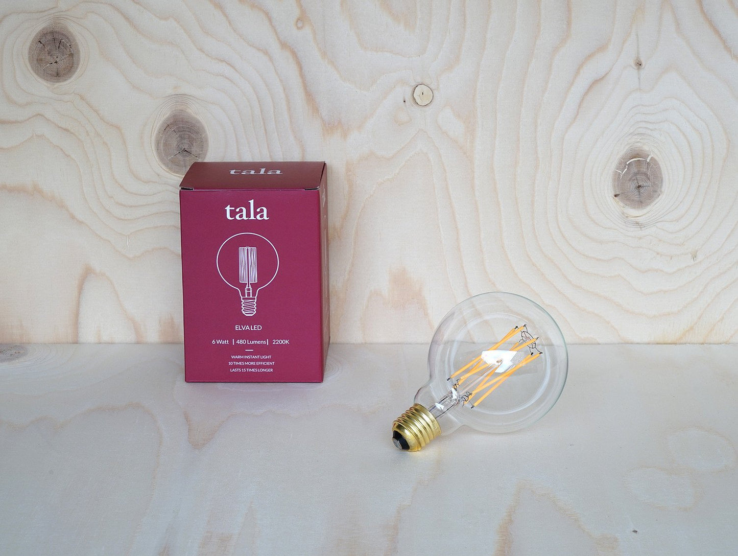 Elva 6 Watt LED bulb by Tala