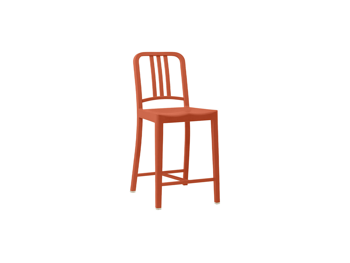 111 Navy Counter Stool by Emeco - Persimmon