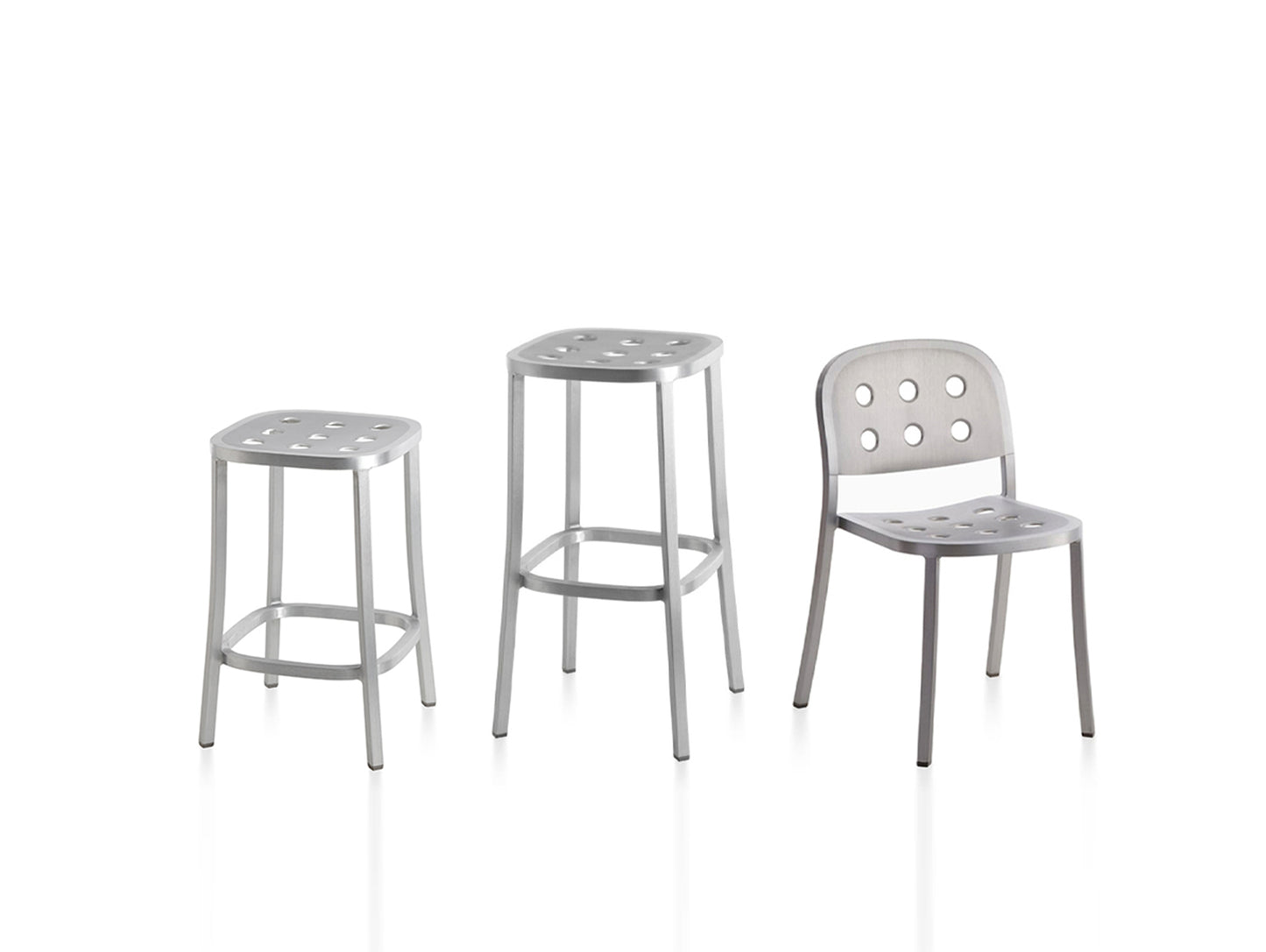 1 Inch All Aluminium Stool by Emeco