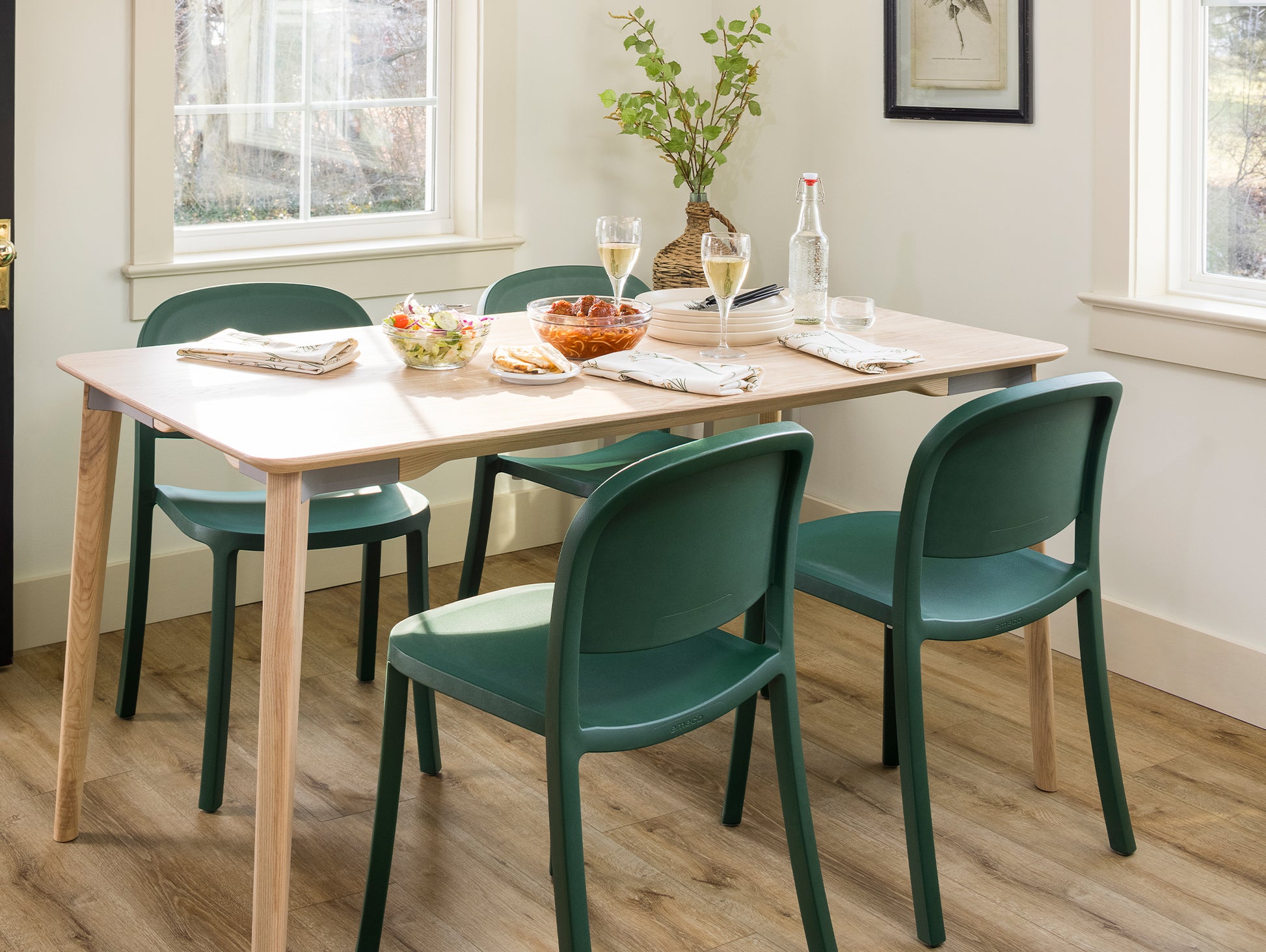 1 Inch Reclaimed Chair by Emeco - Green