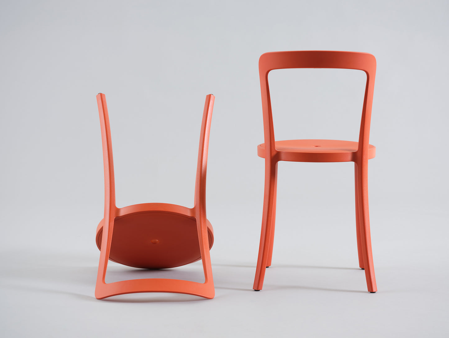 On & On Chair - Recycled Plastic Seat by Emeco / Orange