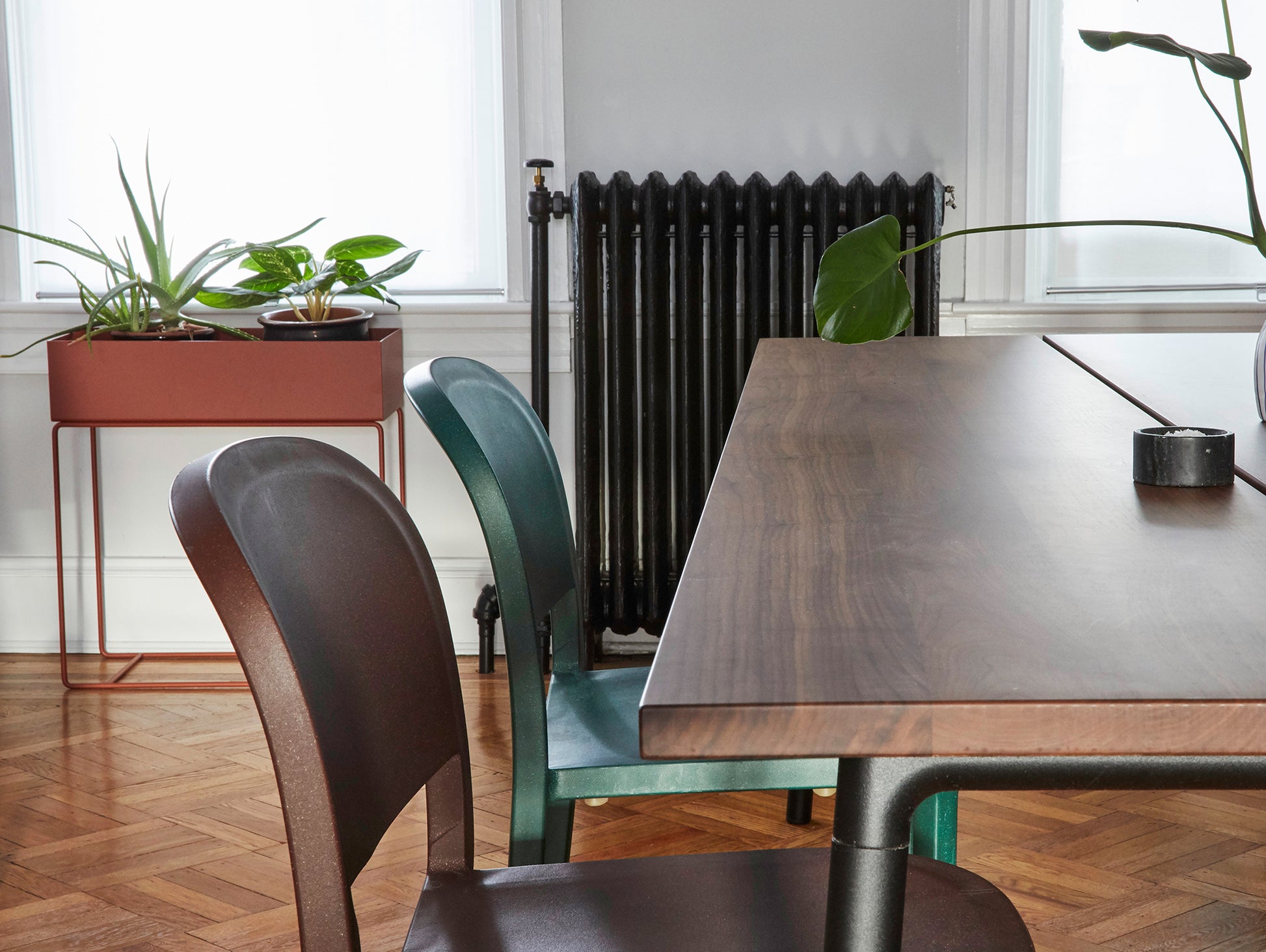 1 Inch Reclaimed Chair by Emeco - Green , Brown