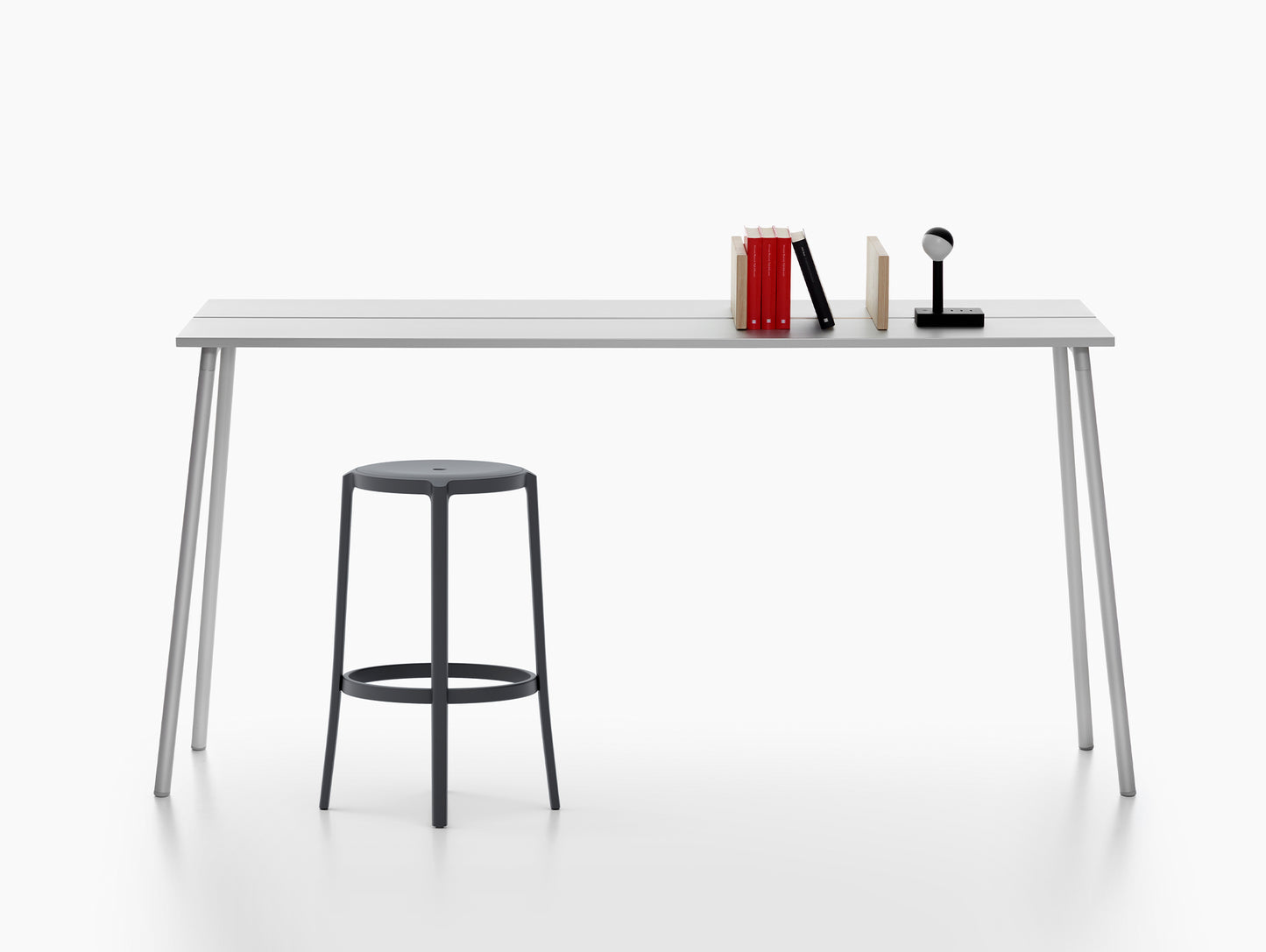 On & On Stool - Recycled Plastic Seat by Emeco / Black