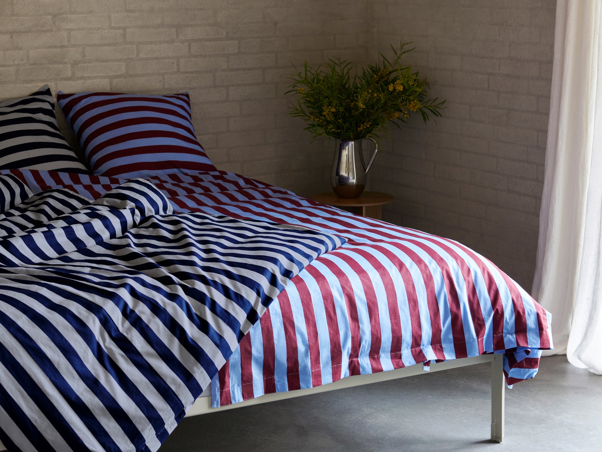 Connect Bed For Box Mattress by HAY - warm grey