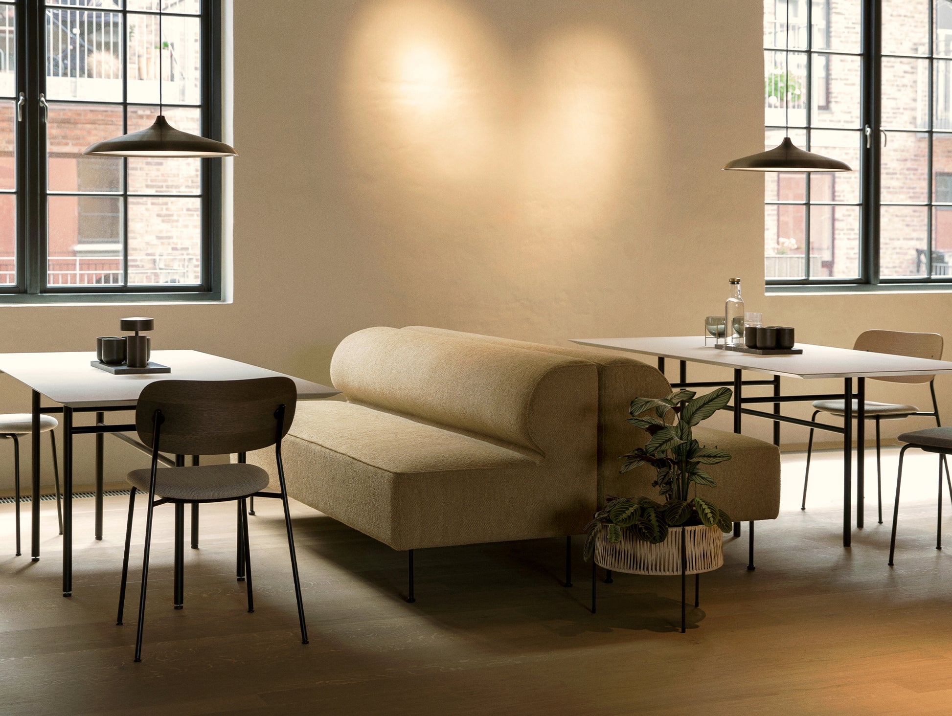 Eave Dining Sofa by Menu