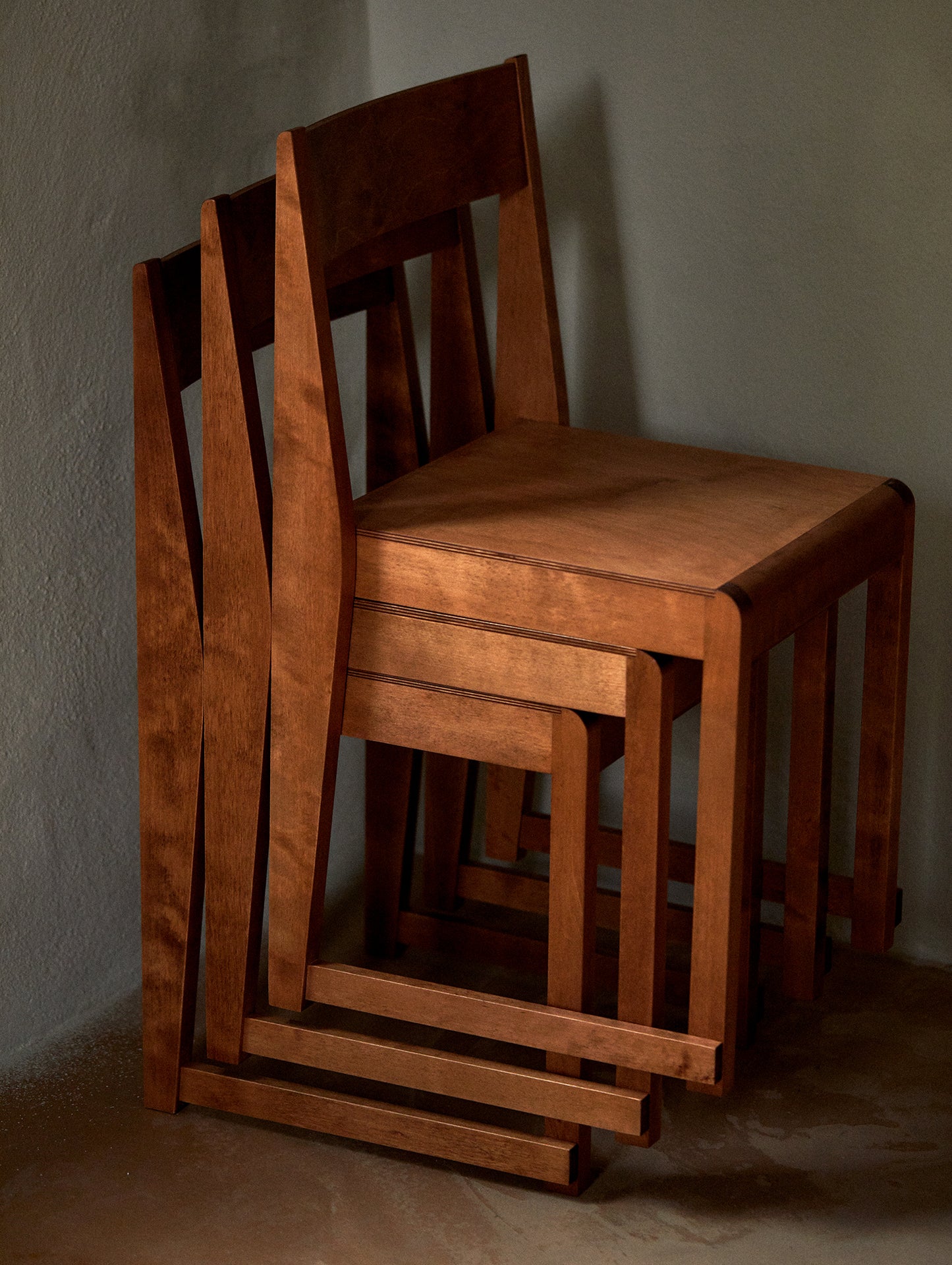 Chair 01 by Frama - Warm Brown Oiled Solid Birch