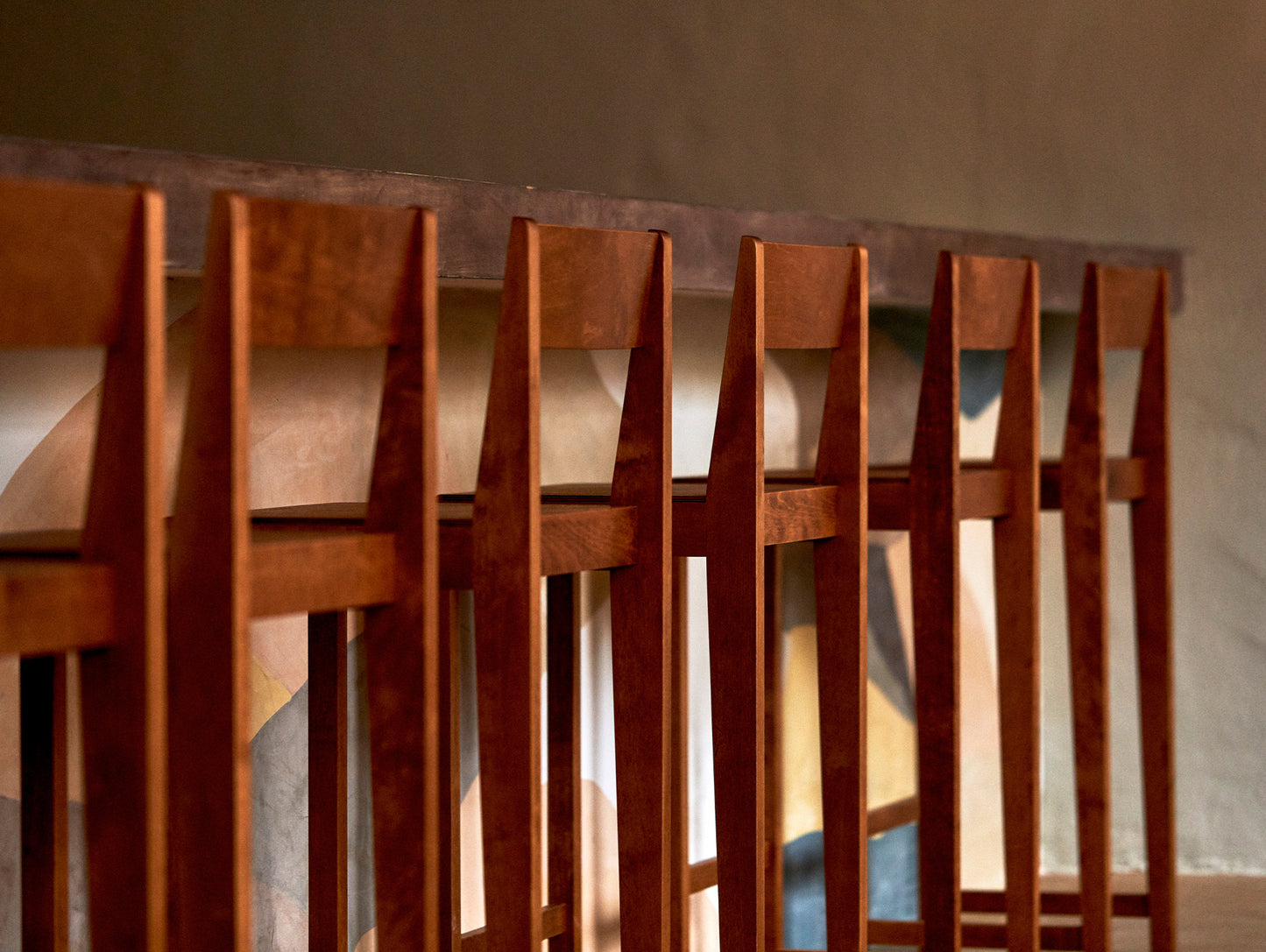 Bar Chair 01 by Frama - 76 cm Height - Warm Brown Oiled Solid Birch