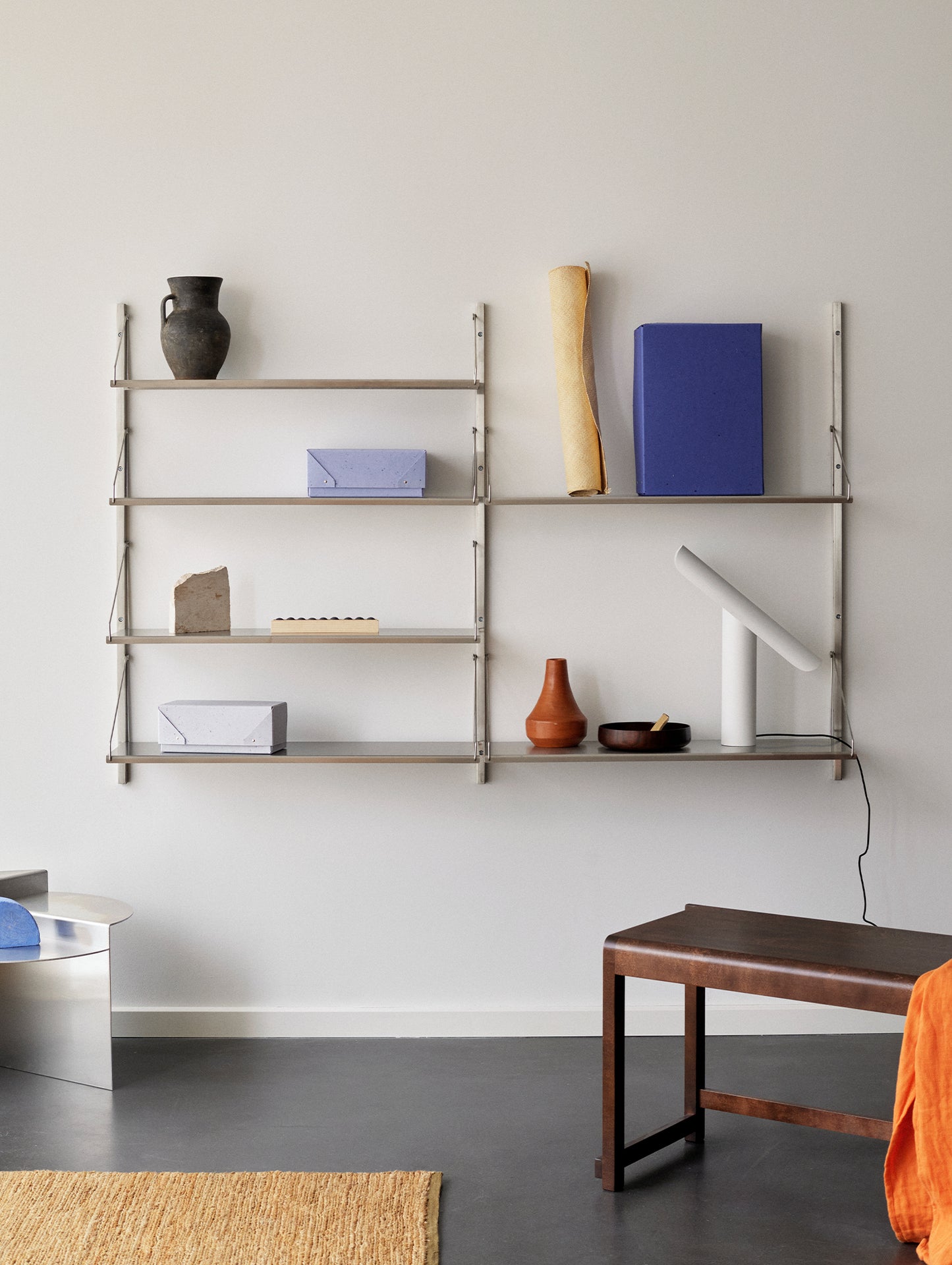 Shelf Library Stainless Steel by Frama