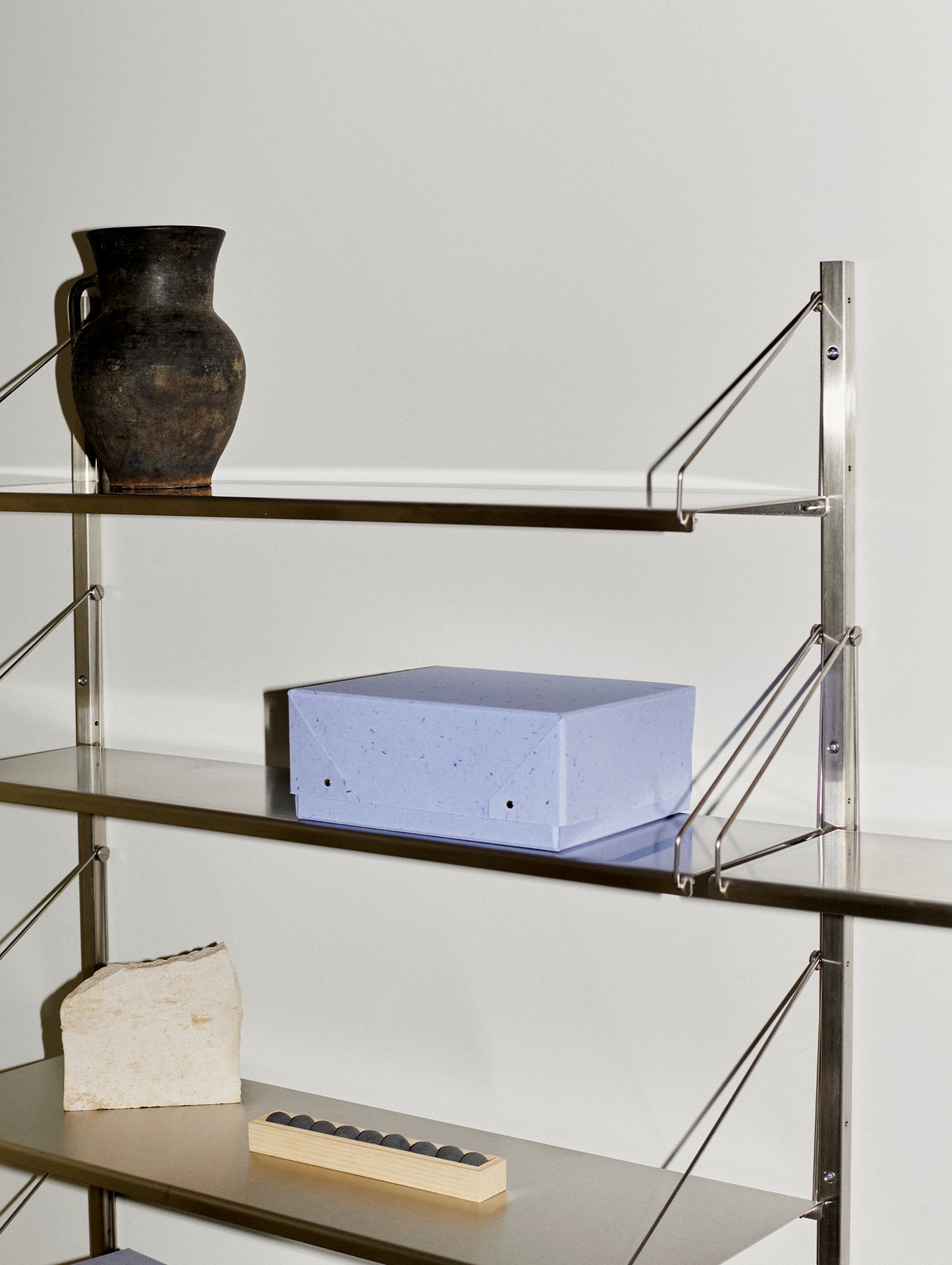 Shelf Library Stainless Steel by Frama