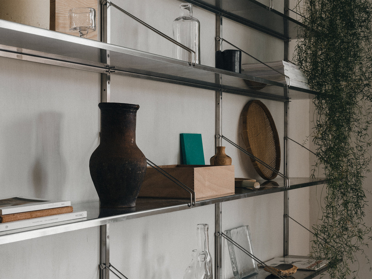 Shelf Library Stainless Steel by Frama