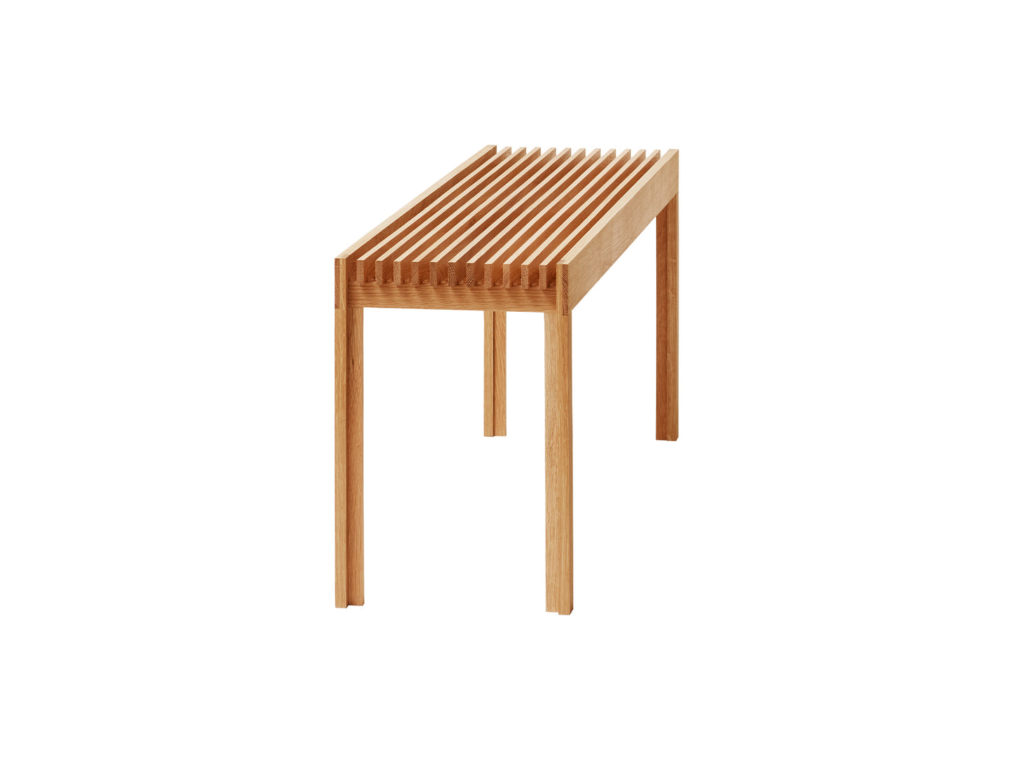 Lightweight Bench by Form and Refine - Oiled Oak