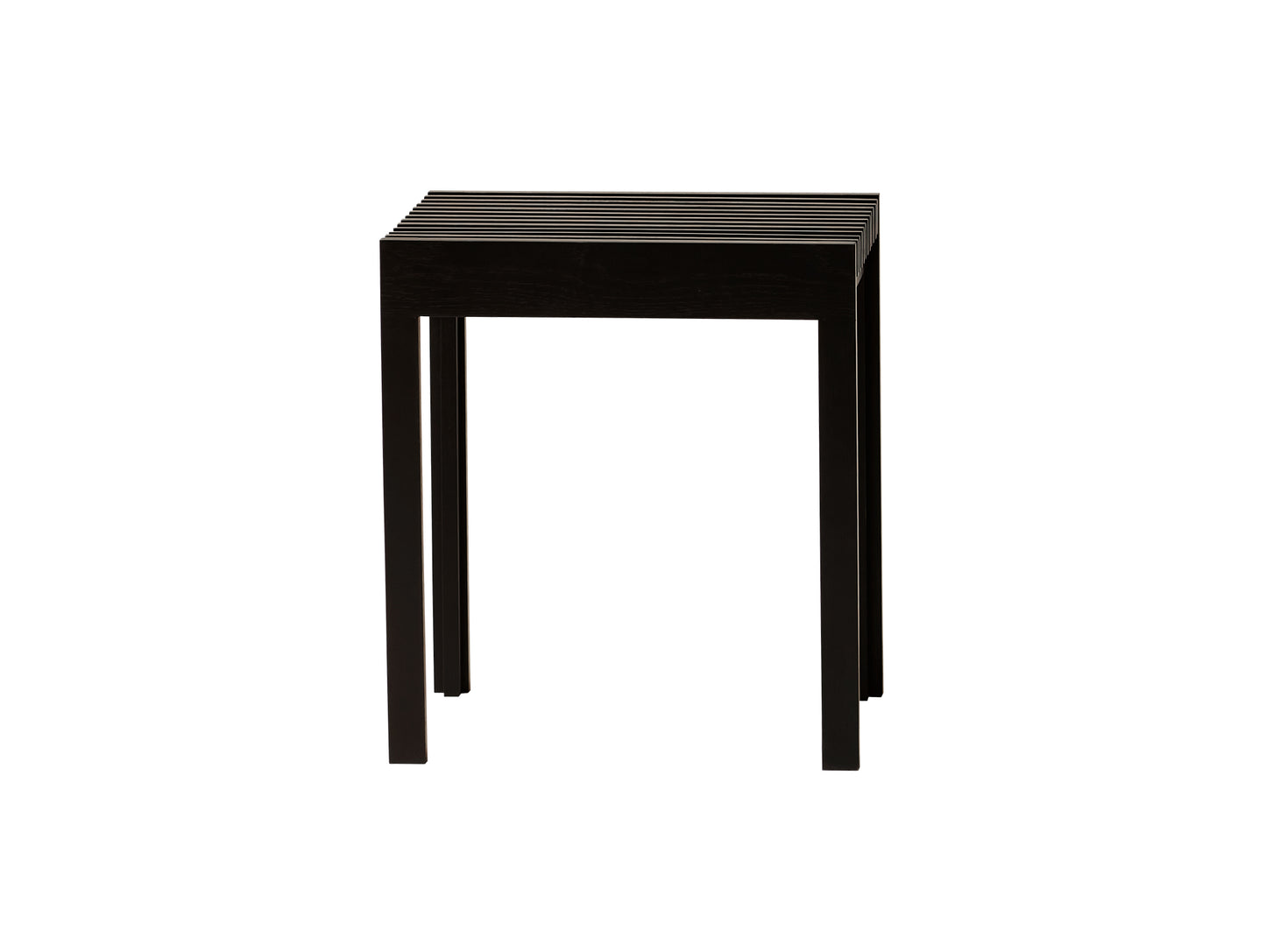 Lightweight Stool by Form and Refine - Black Stained Oak