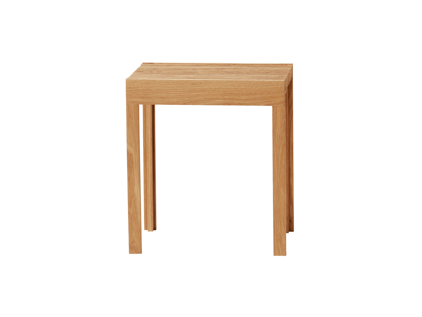 Lightweight Stool by Form and Refine - Oiled Oak