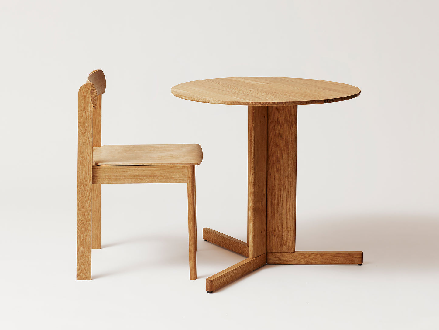 Trefoil Table by Form and Refine - Oiled Oak
