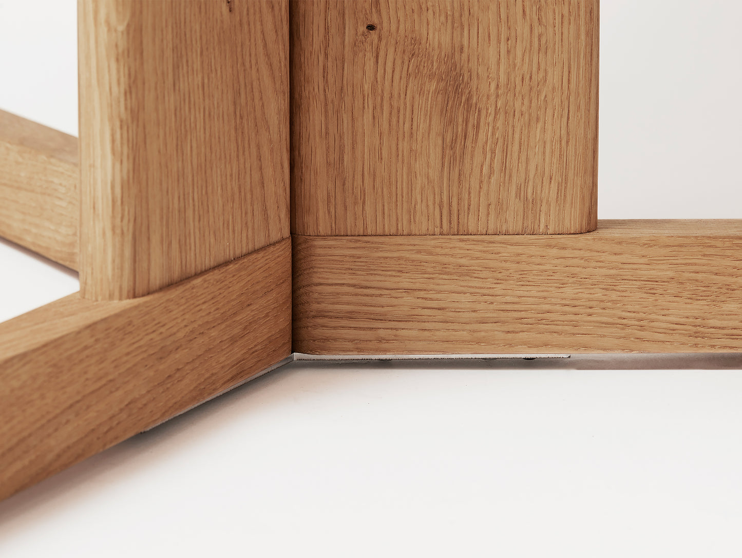 Trefoil Table by Form and Refine - Oiled Oak Detail