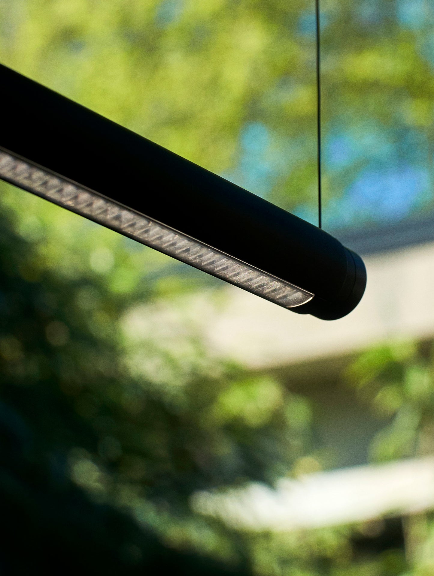 Factor Linear Suspension Lamp by HAY