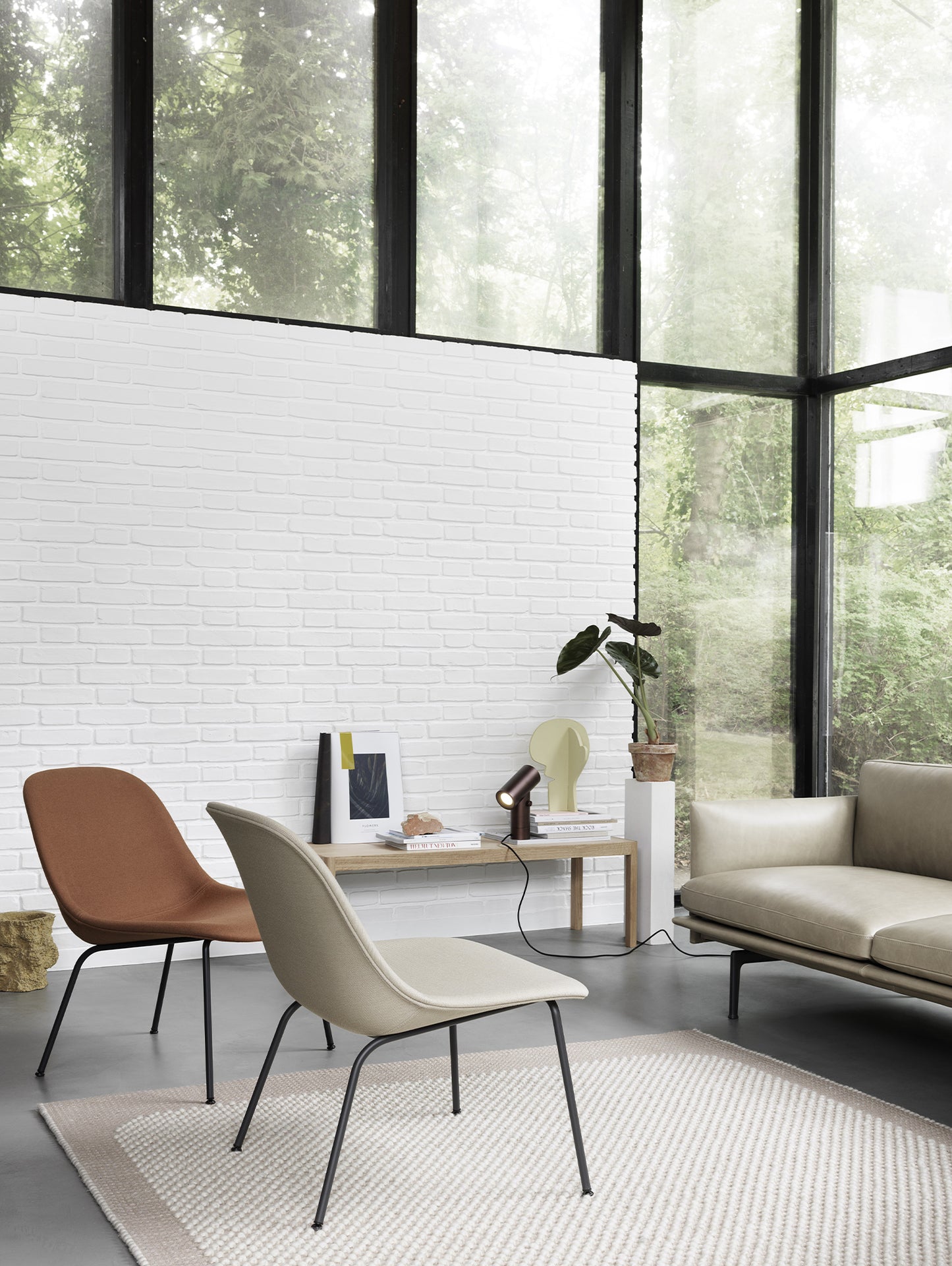 Workshop Coffee Table by Muuto - 120 x 43 cm / Lacquered Oak