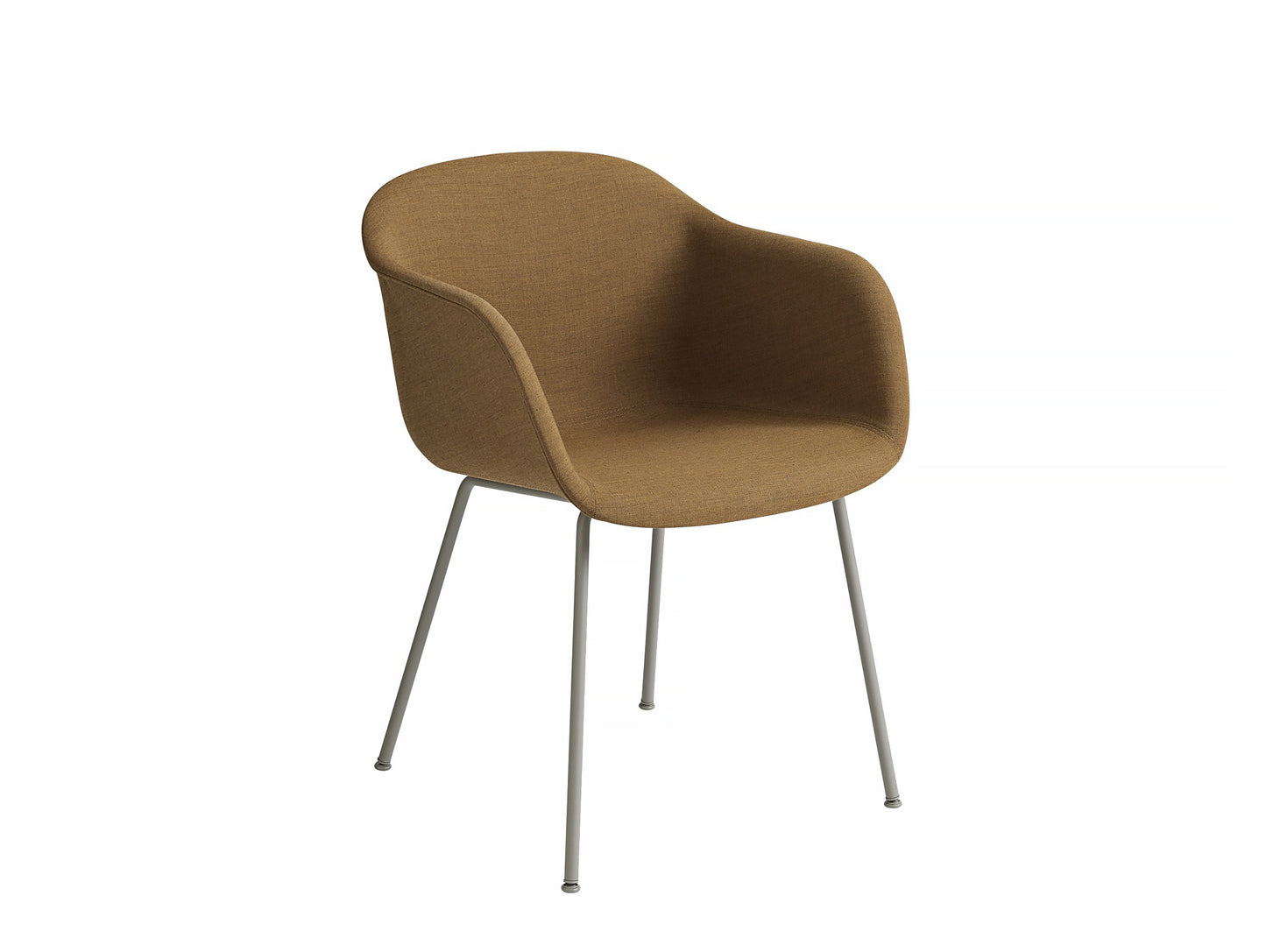 Fiber Armchair - Remix 433, Grey Metal Base