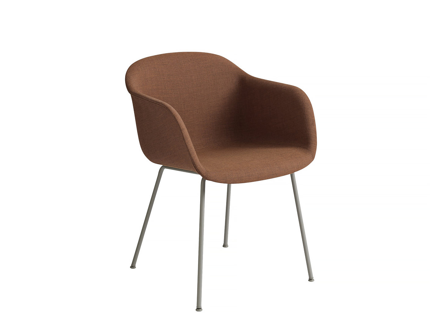 Fiber Armchair - Remix 452, Grey Metal Base