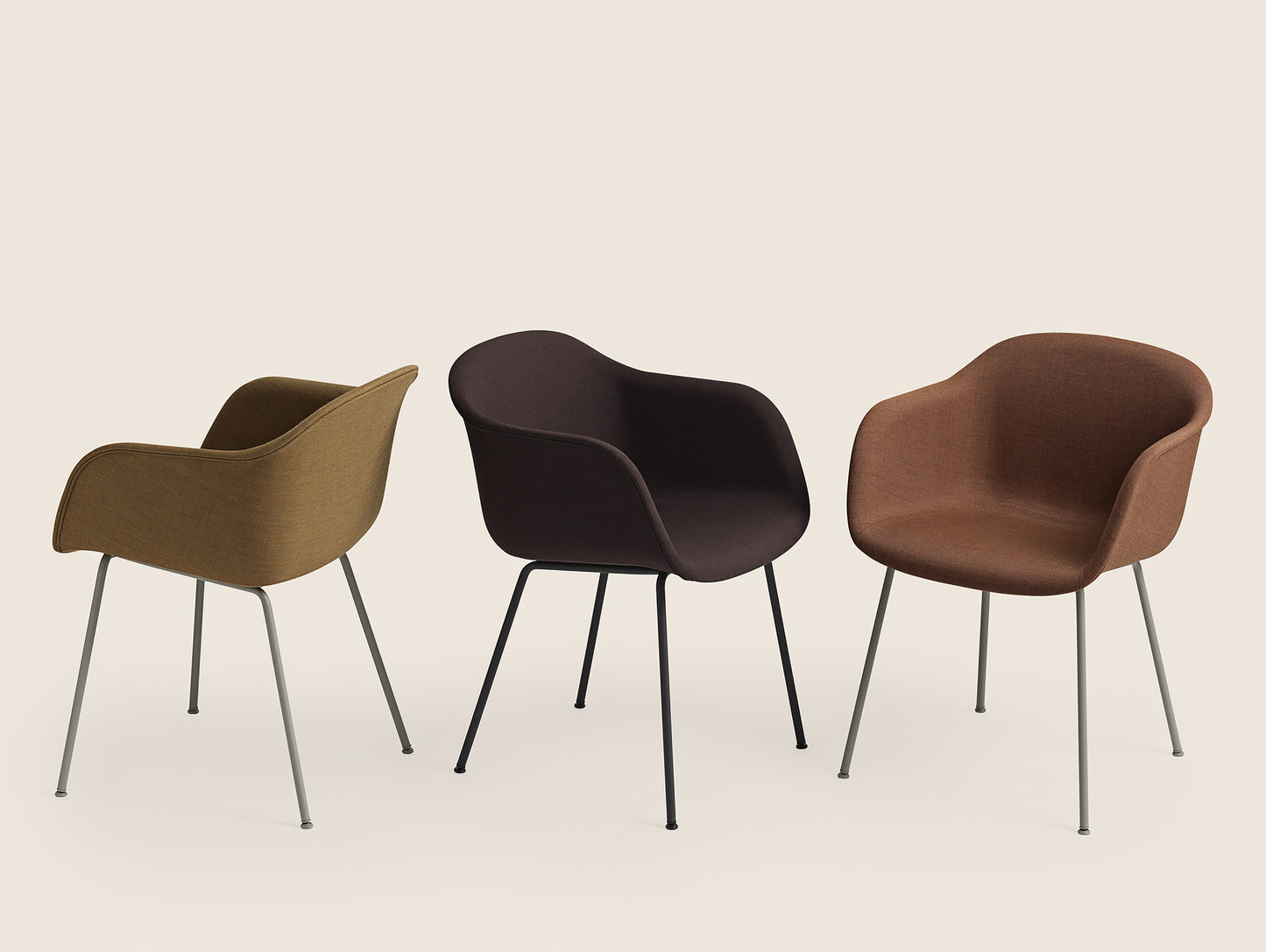 Muuto Fiber Armchair with Metal Legs