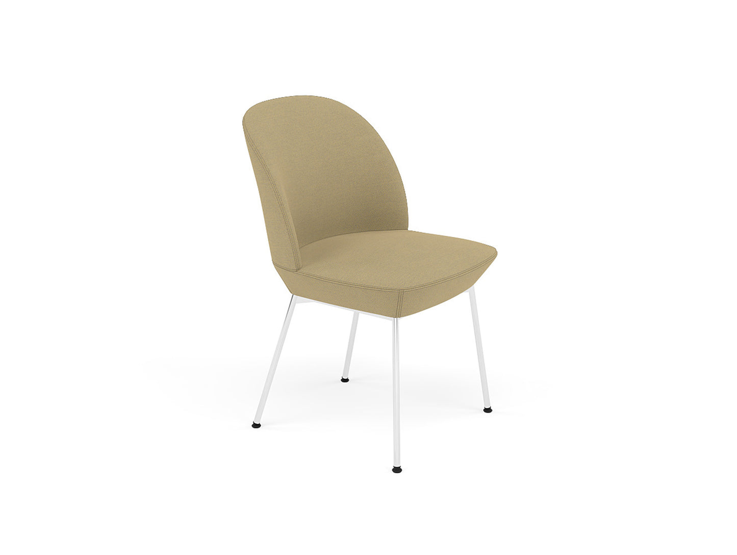 Oslo Side Chair by Muuto - Fiord 422 / Chrome Base