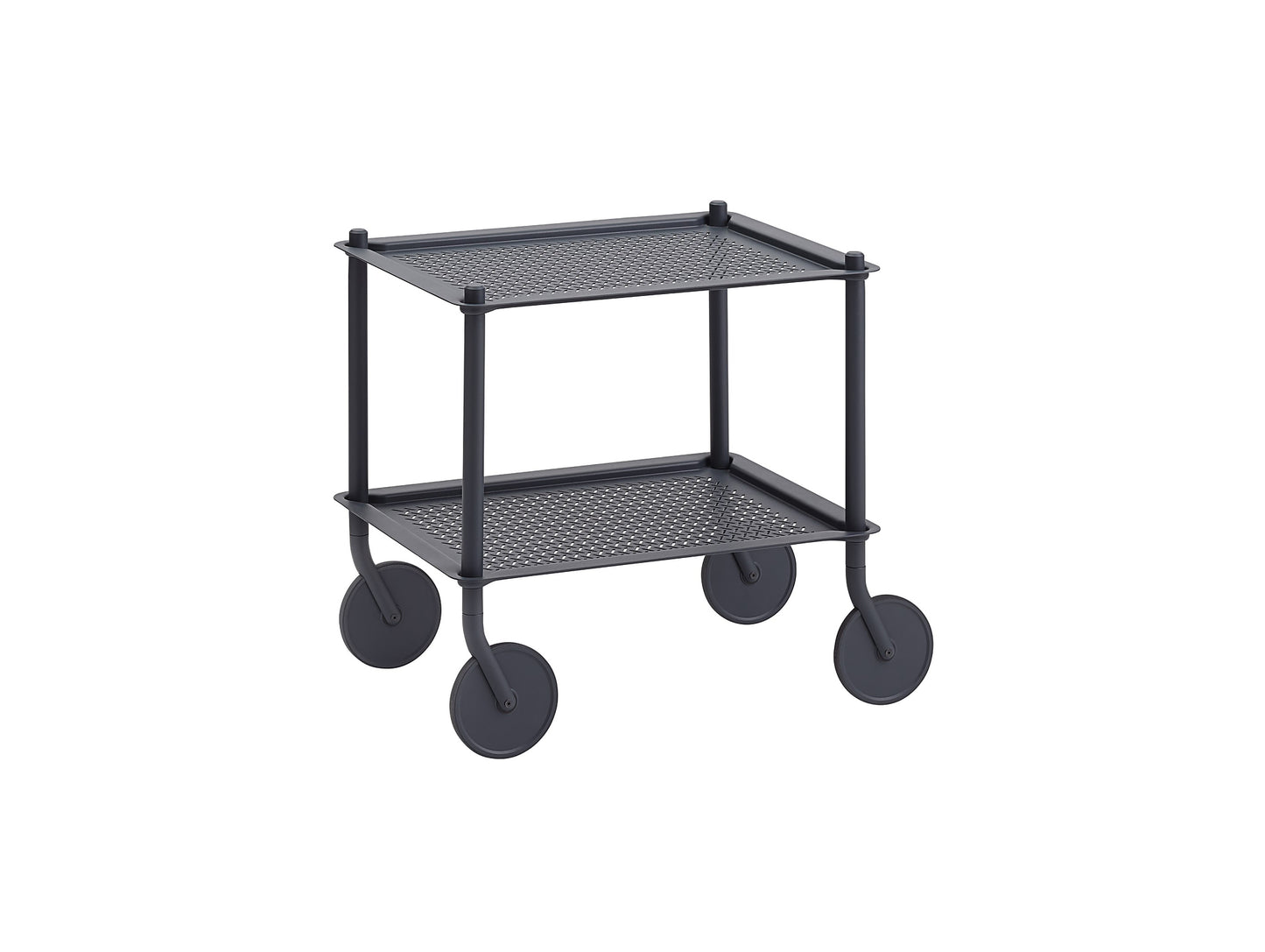 Blue-Grey 2-Layer Flow Trolley by Muuto