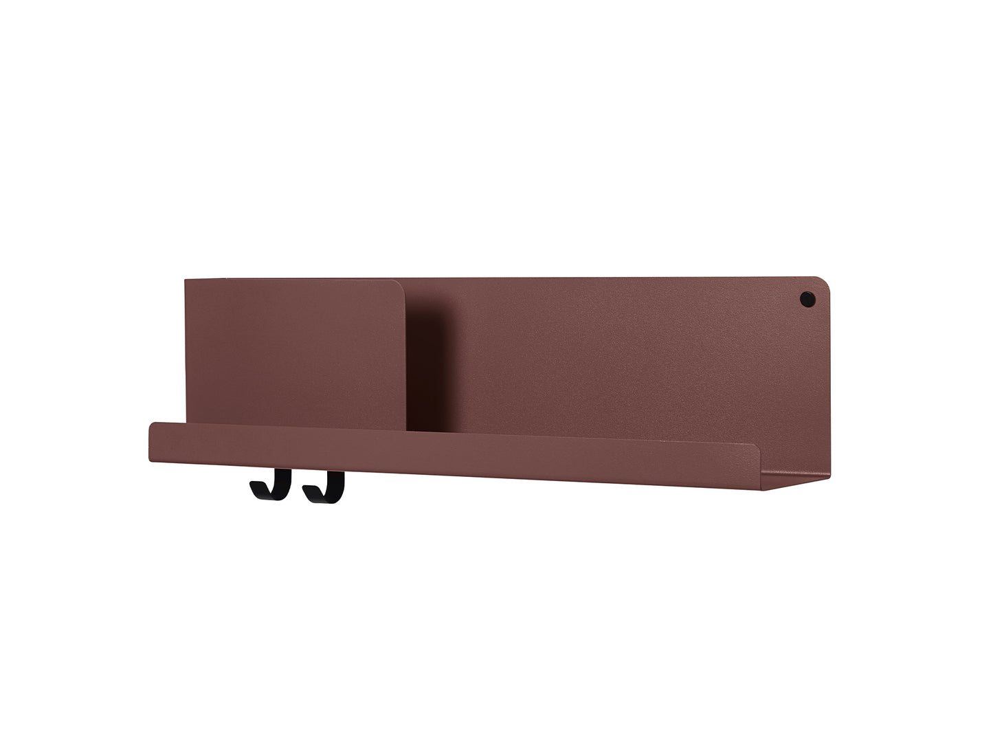 Deep Red Medium Folded Shelves by Muuto