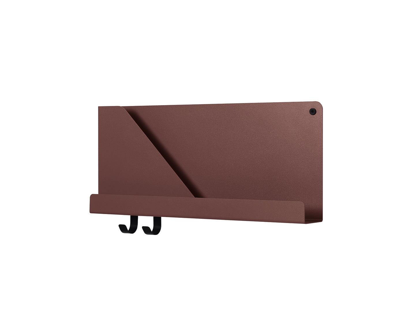 Deep Red Small Folded Shelves by Muuto