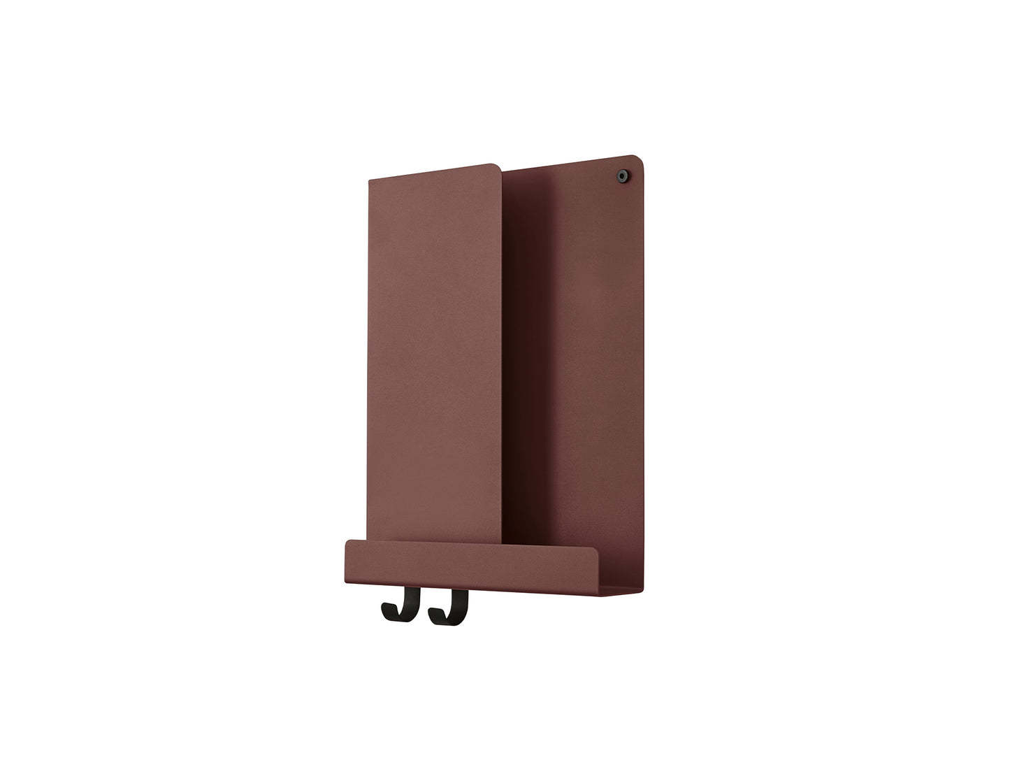 Deep Red Portrait Folded Shelves by Muuto