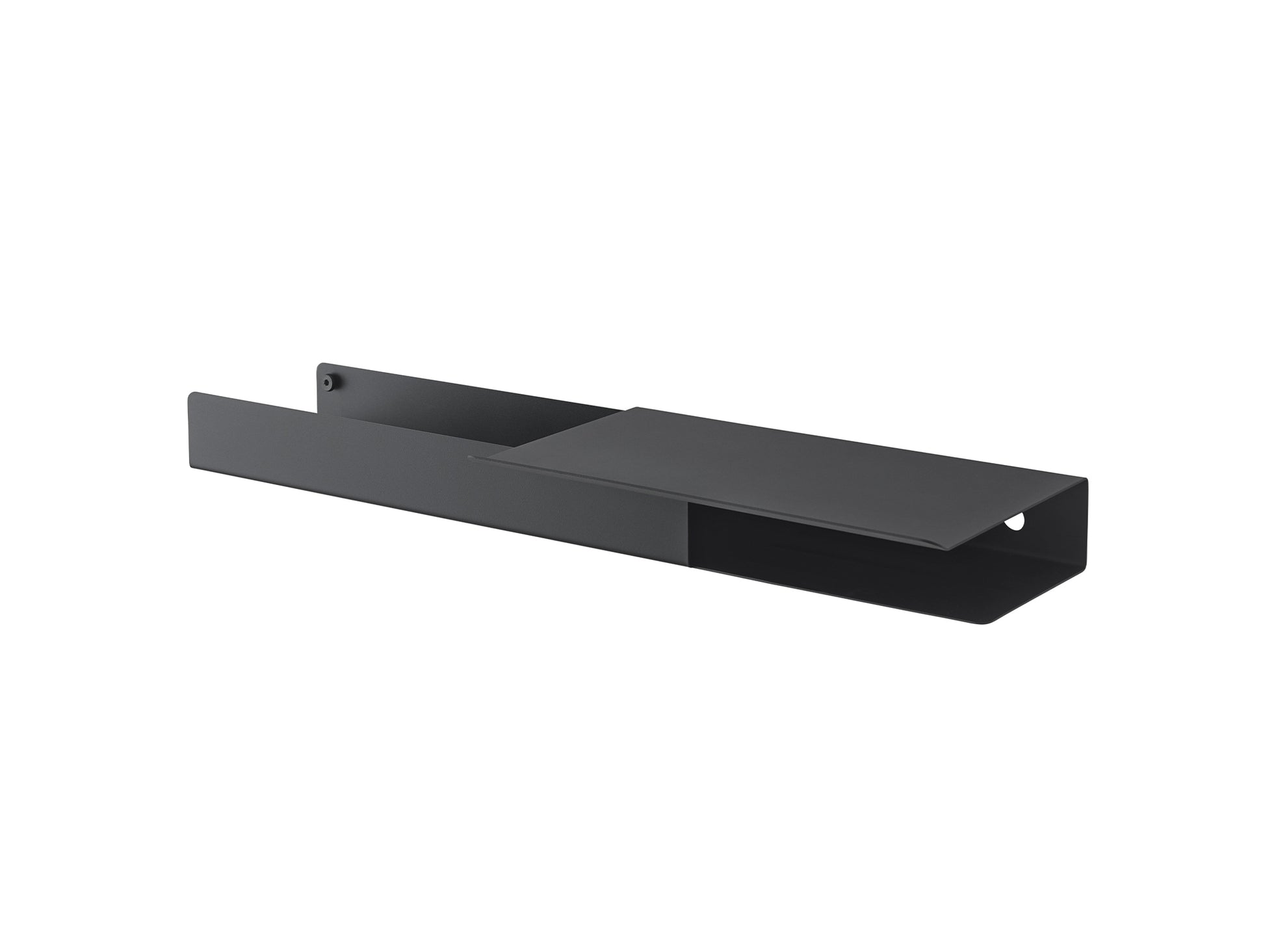 Black Platform Folded Shelves by Muuto