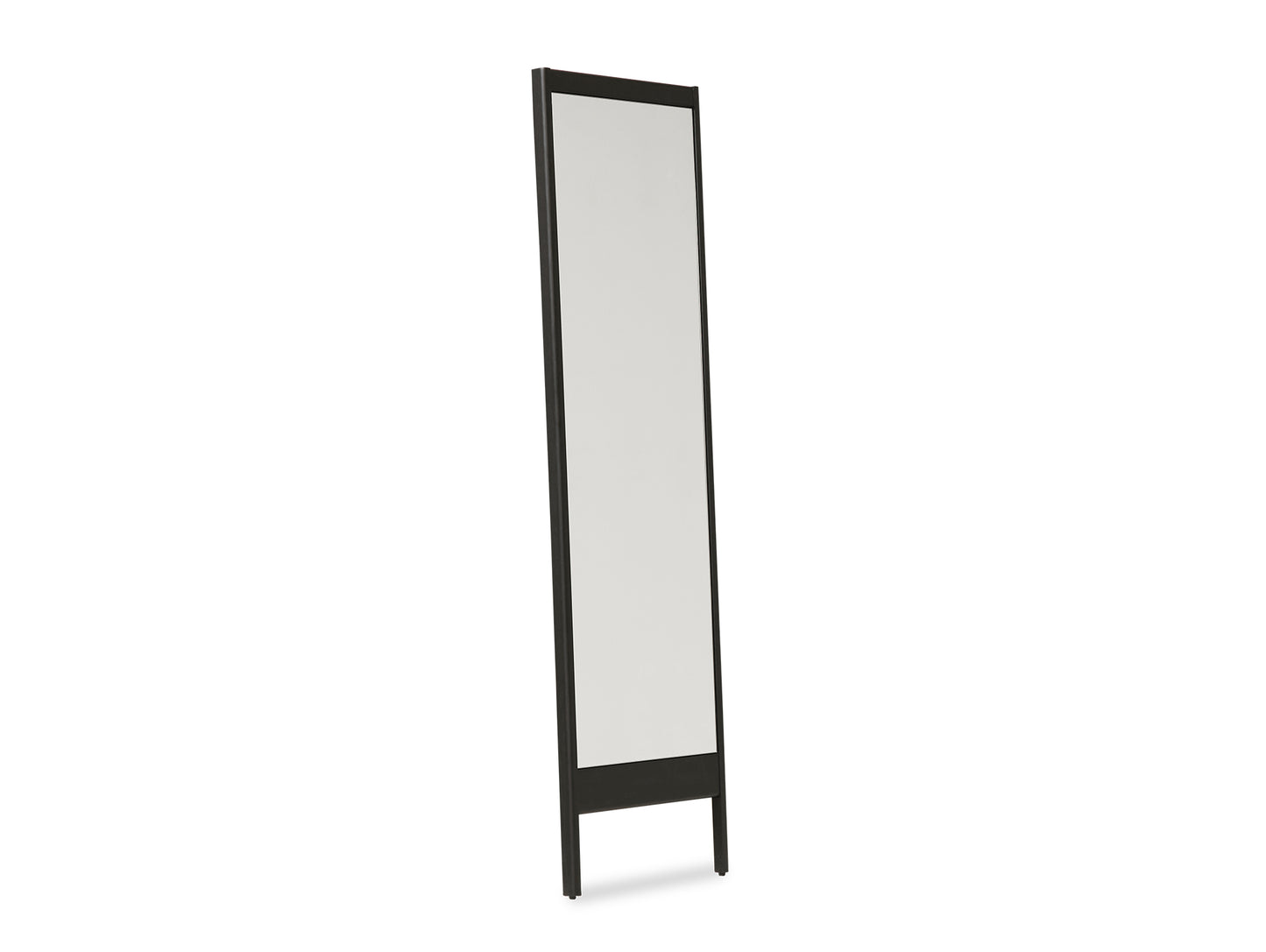 A Line Mirror by Form and Refine - Black Stained Oak