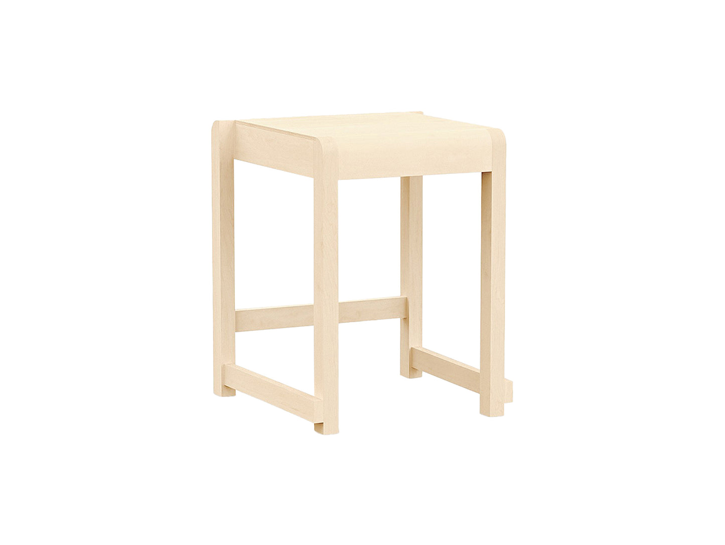 Low Stool 01 by Frama - Oiled Birch Wood