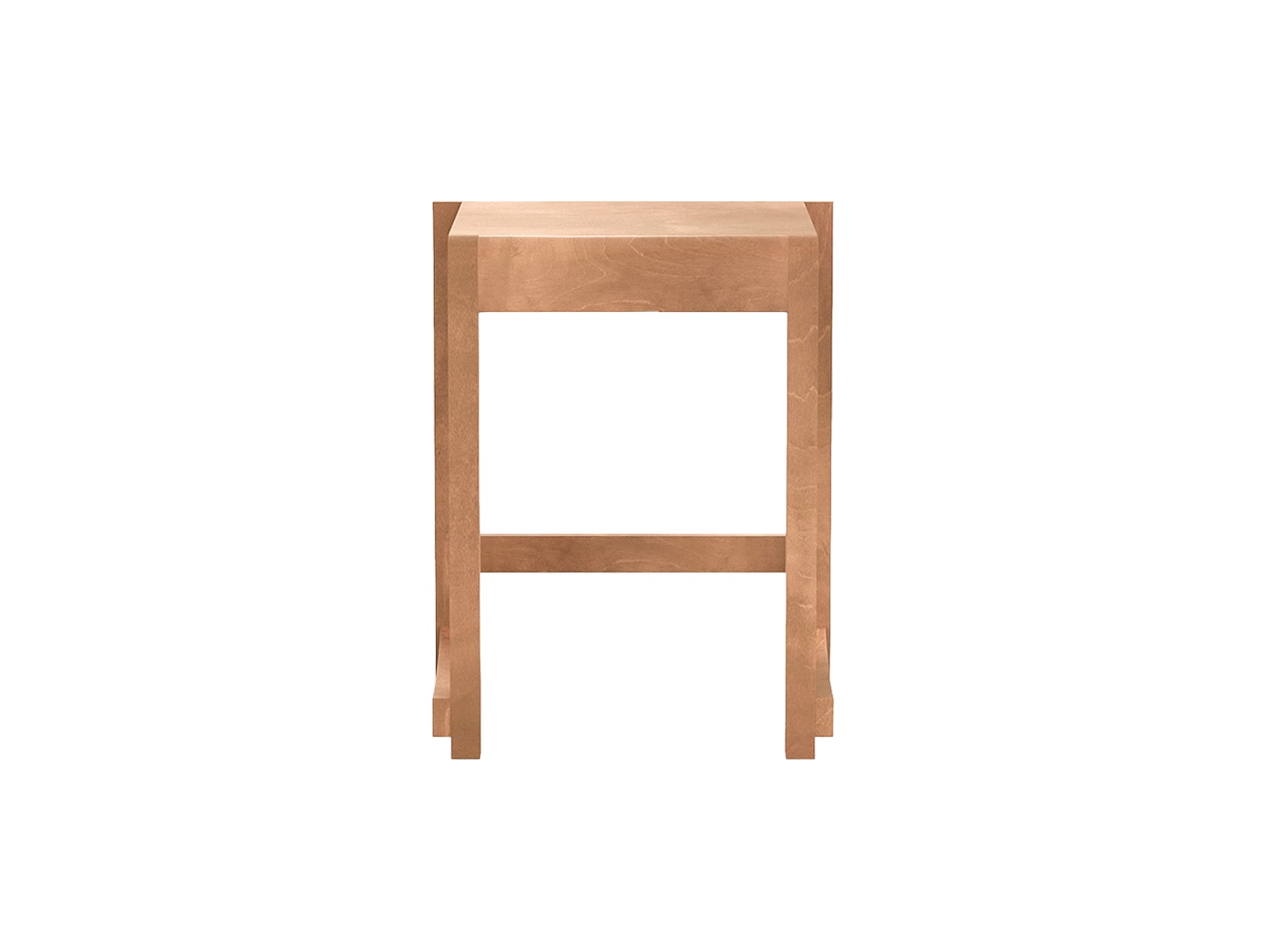 Low Stool 01 by Frama - Warm Brown Oiled Birch Wood