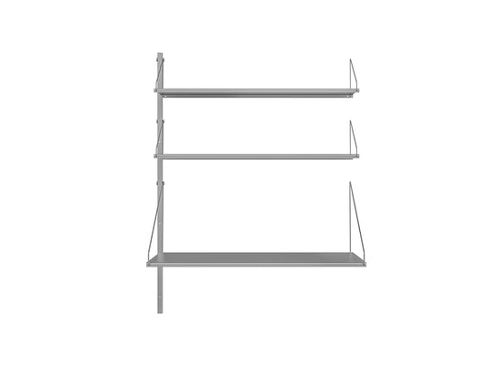 Shelf Library Stainless Steel Add-ons by Frama - H1084 / Desk Section