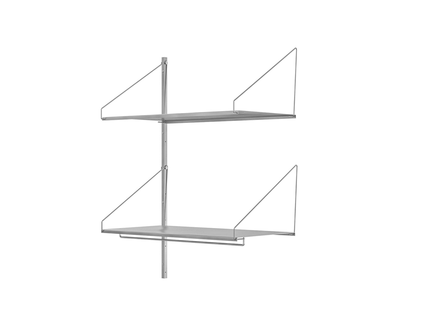 Shelf Library Stainless Steel Add-ons by Frama - H1084 / Hanger Section