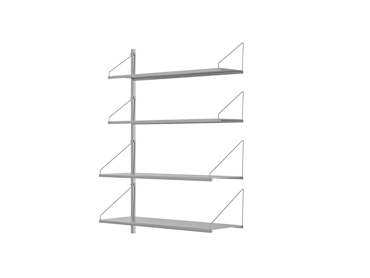 Shelf Library Stainless Steel Add-ons by Frama - H1084 / Single Section