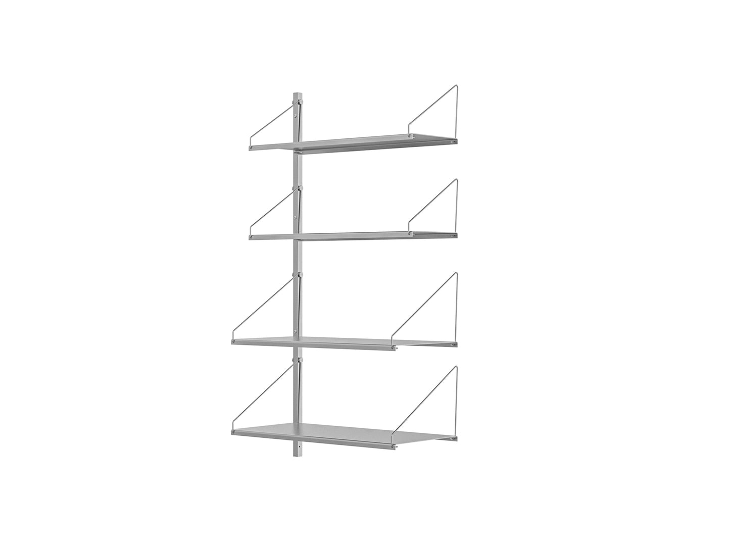 Shelf Library Stainless Steel Add-ons by Frama - H1084 / W60 Section