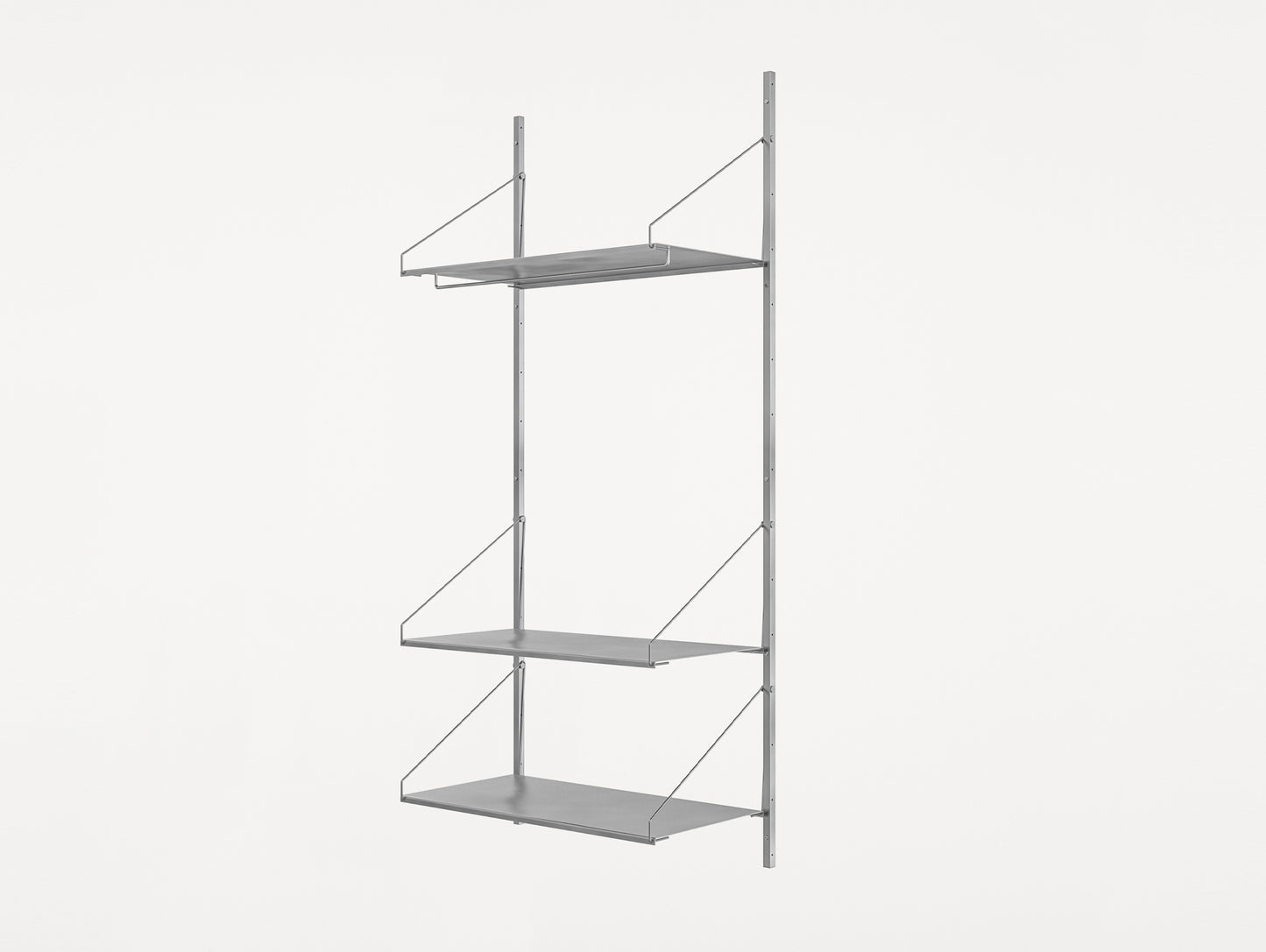 Shelf Library Stainless Steel by Frama - H1852 cm / Hanger Section (w80)