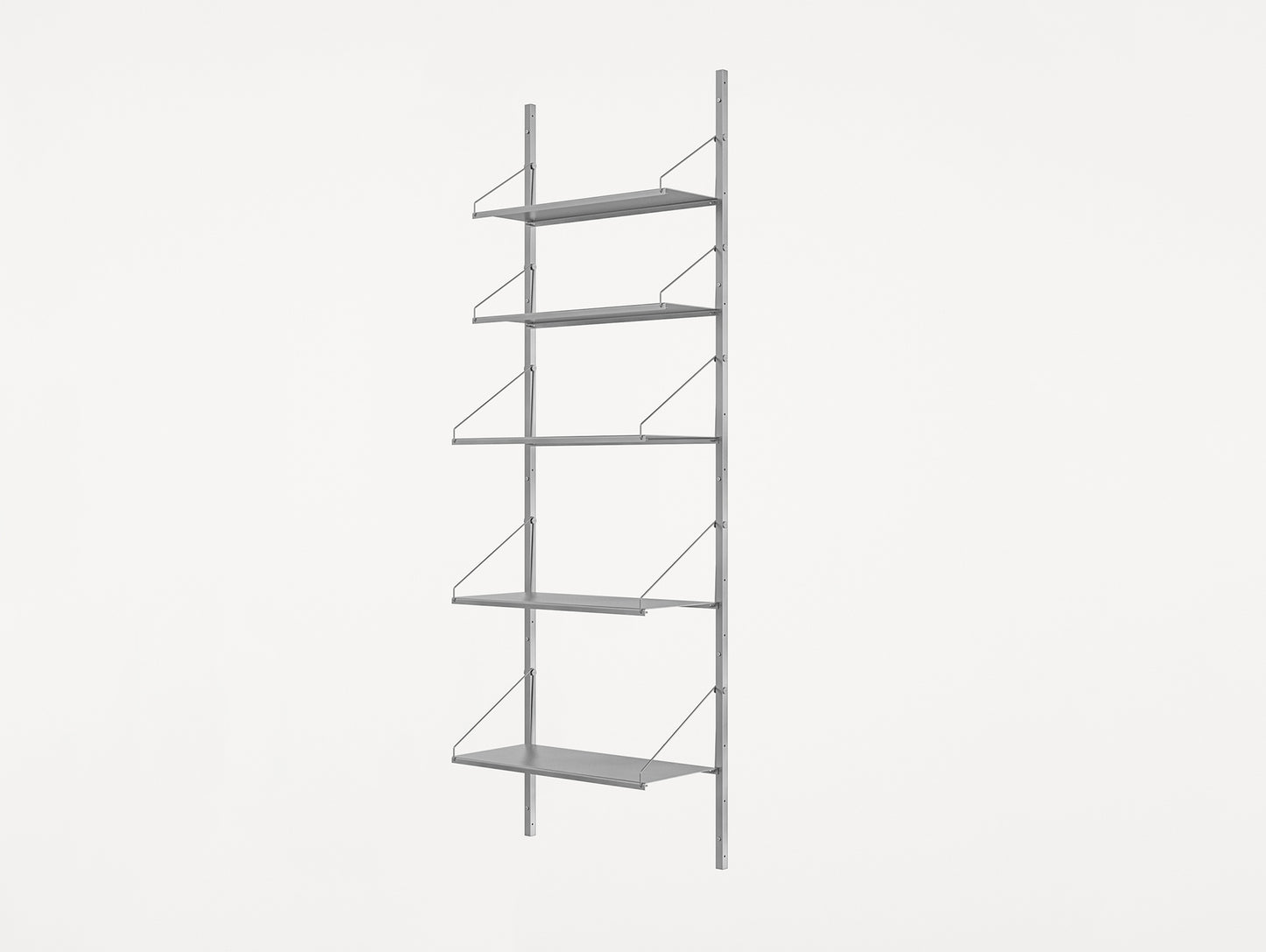 Shelf Library Stainless Steel by Frama - H1852 cm / W60 Section (width 60 cm)