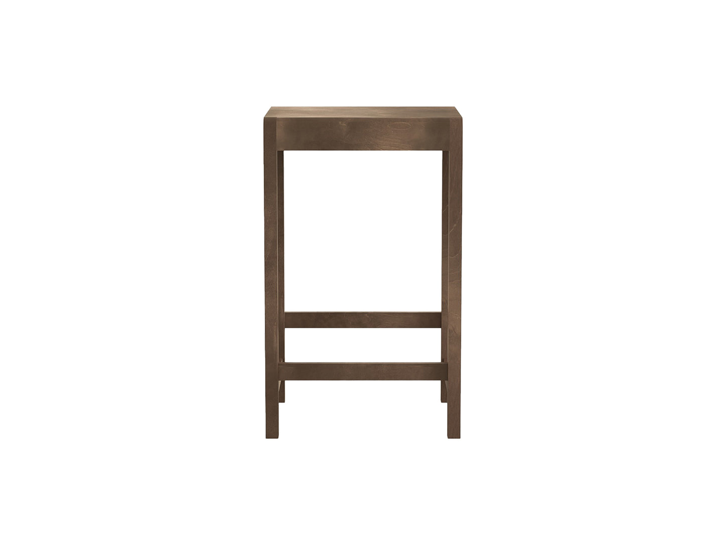 Bar Stool 01 - 65 cm Height - Dark Oiled Birch Wood