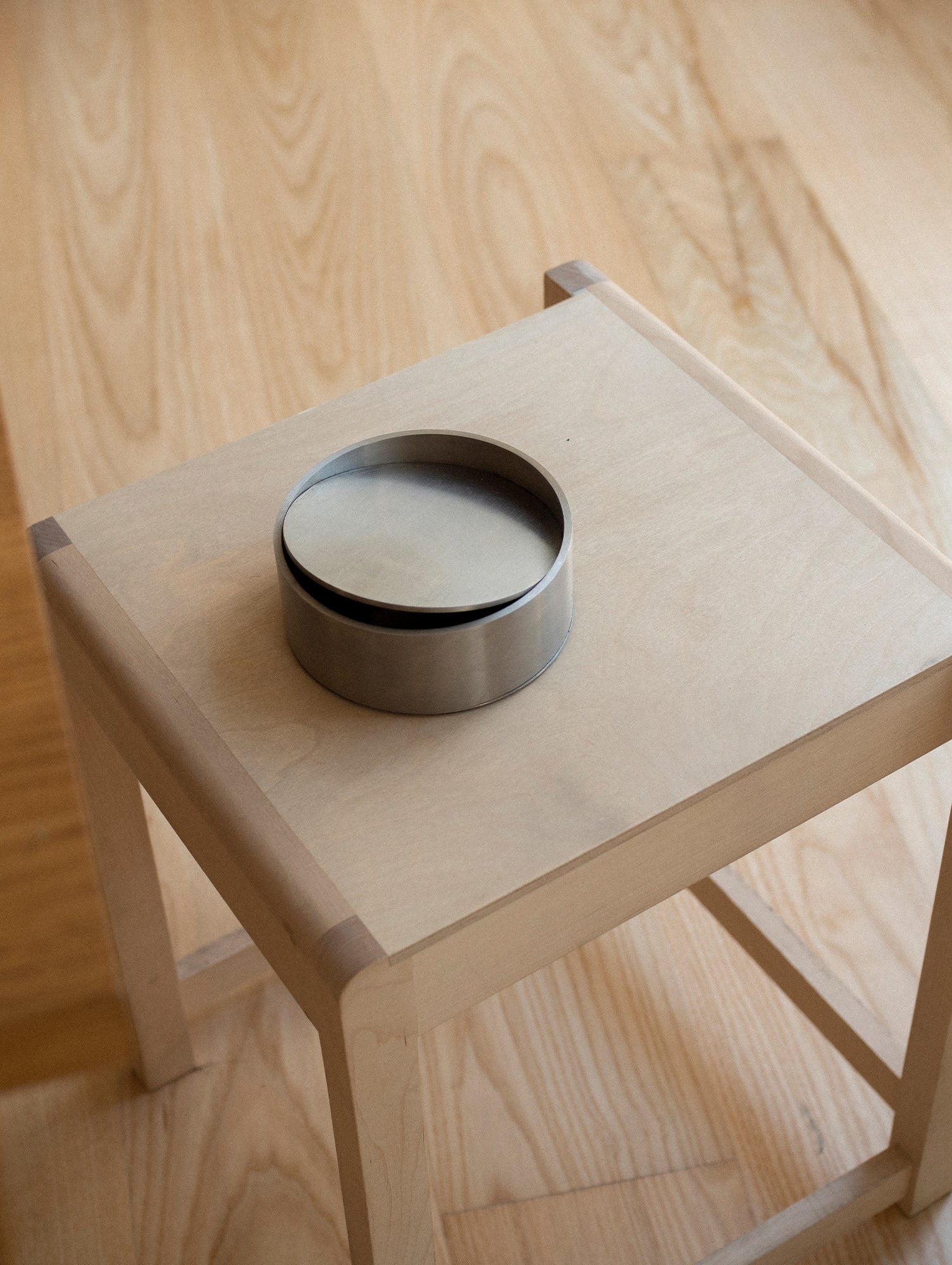 Low Stool 01 by Frama - Oiled Birch Wood