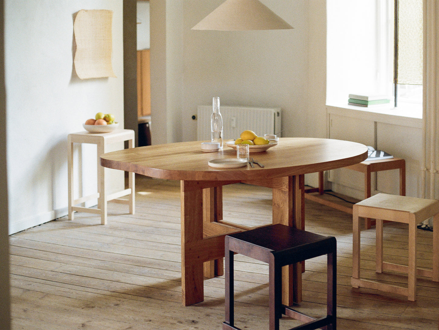 Bar Stool 01 - Oiled Birch Wood