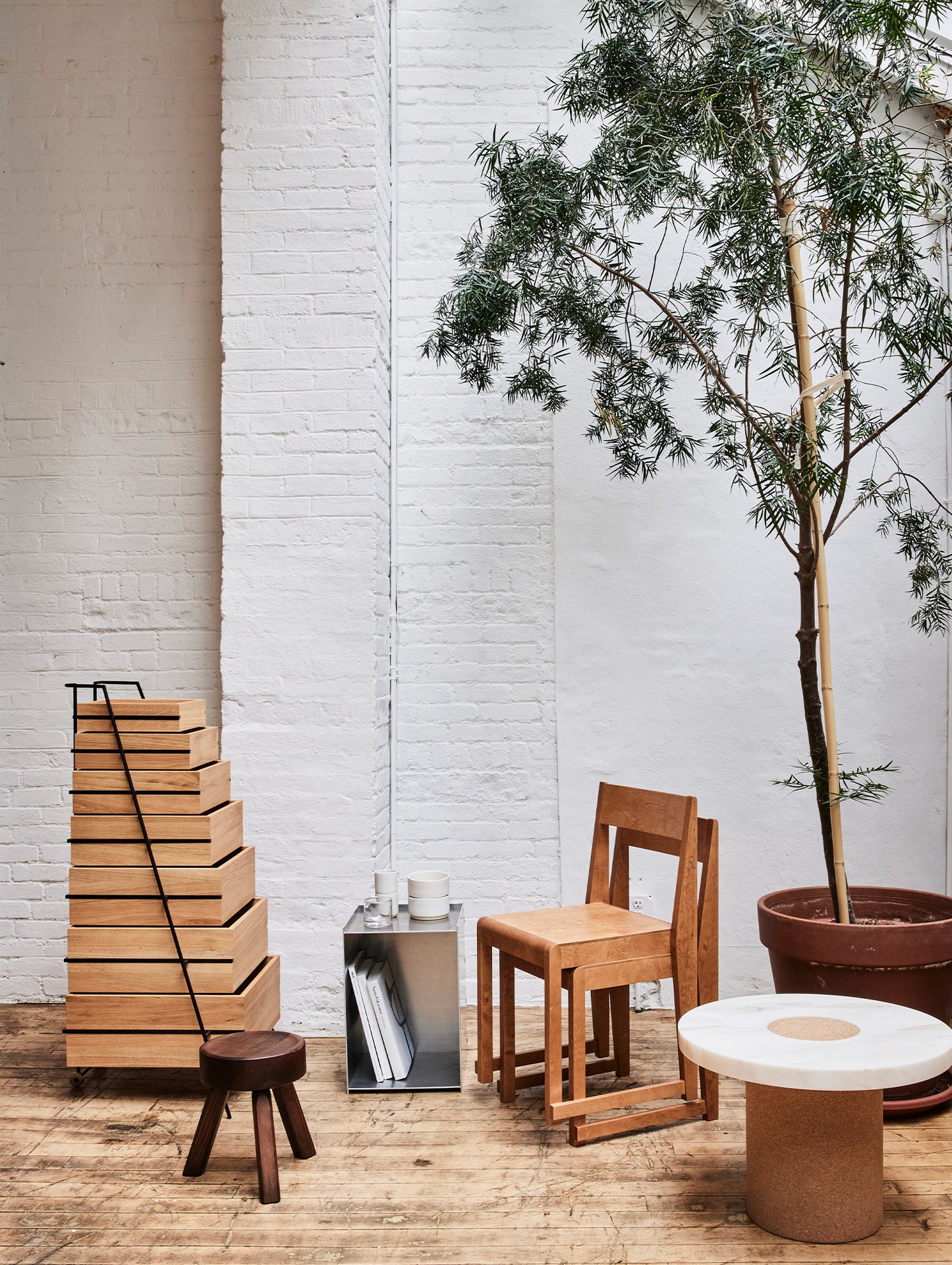 Sutoa Storage Drawers by Frama - Oak
