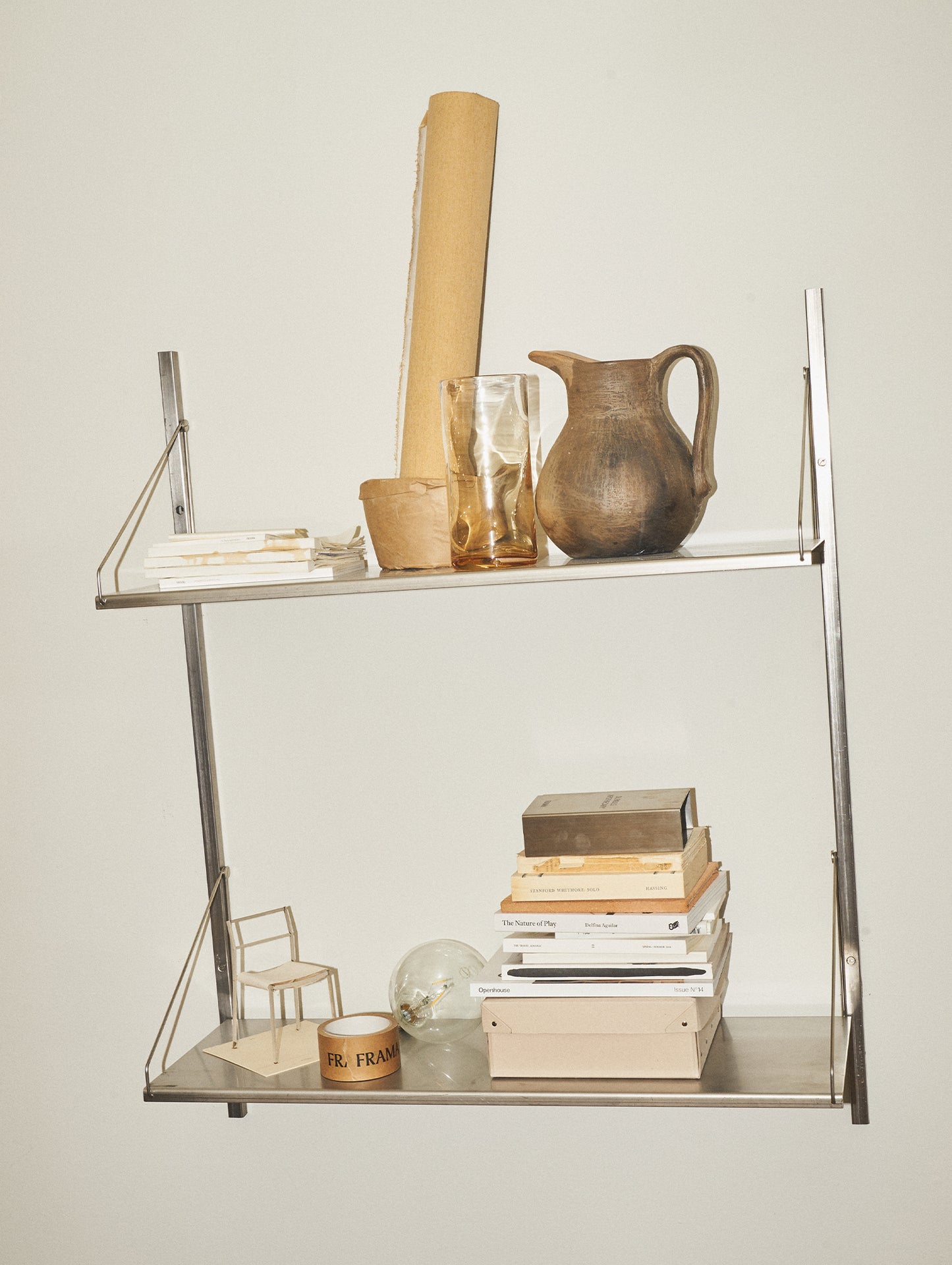 Shelf Library Stainless Steel Add-ons by Frama