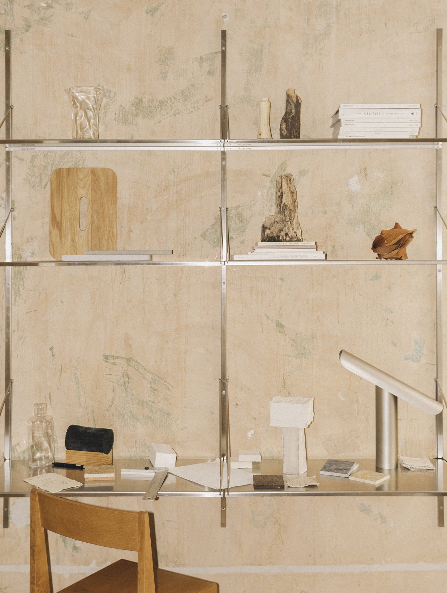 Shelf Library Stainless Steel by Frama