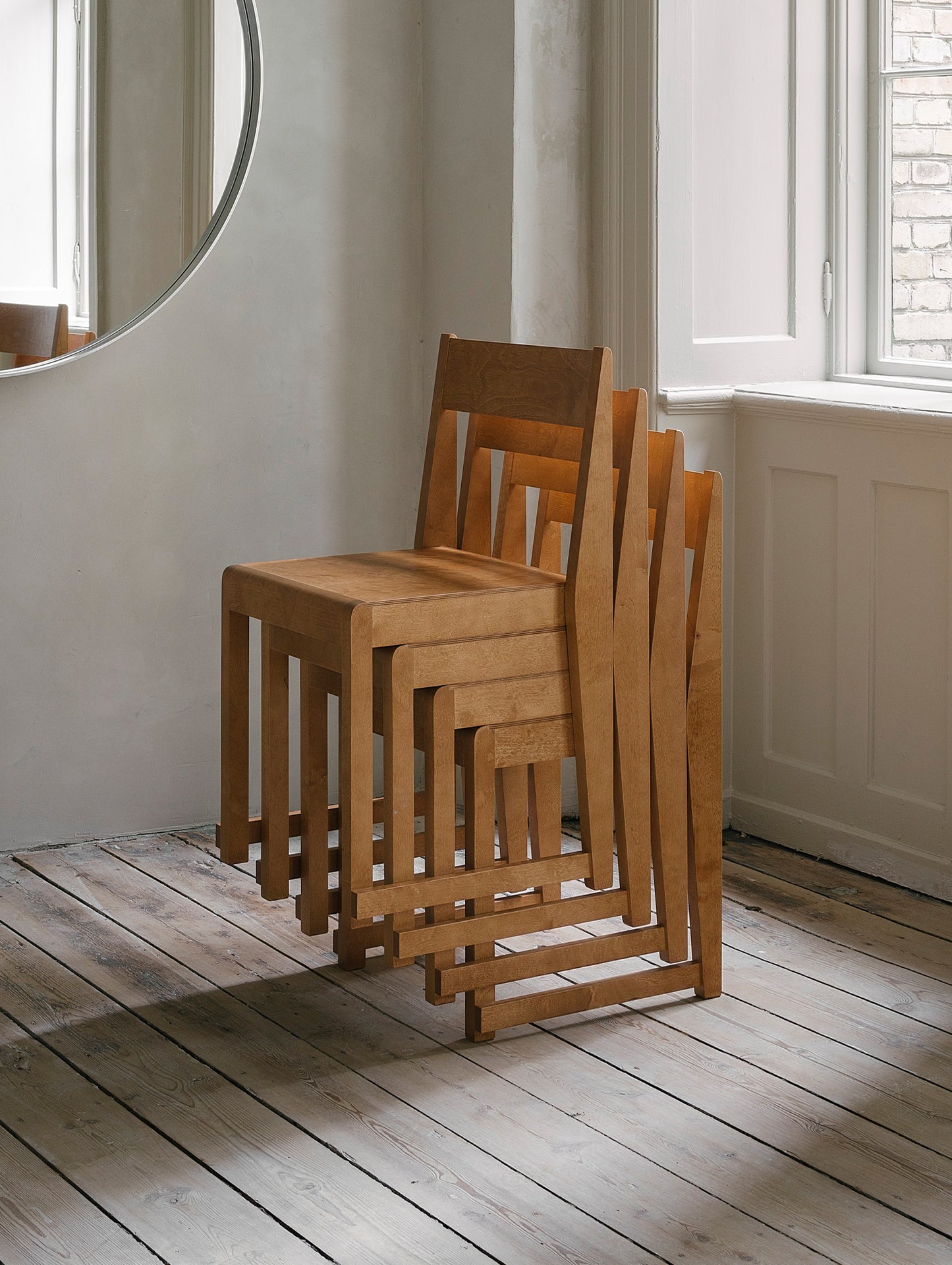 Chair 01 by Frama - Warm Brown Oiled Solid Birch